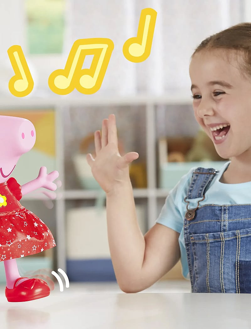 Kiaulytė Pepa - Peppa Pig Peppa’s Muddy Puddles Party Musical Dancing Doll - filmai ir pasakų personažai - multicolor - 0
