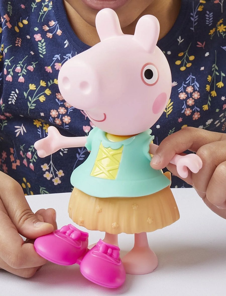 Peppa Pig - Greta Gris Peppa's Dress-Up Wardrobe - speelgoedsets - multicolor - 0