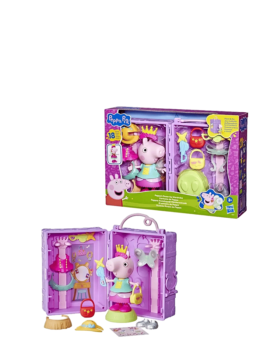 Peppa Pig - Greta Gris Peppa's Dress-Up Wardrobe - speelgoedsets - multicolor - 4