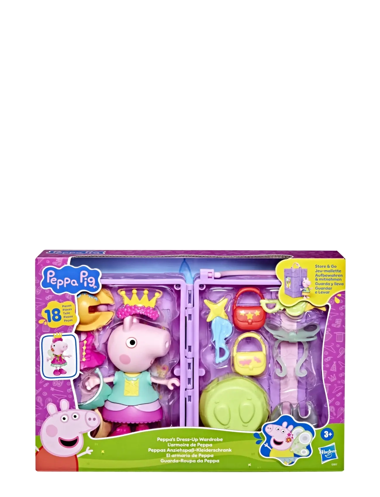 Greta gris - Greta Gris Peppa's Dress-Up Wardrobe - leksakssets & figurer - multicolor - 5