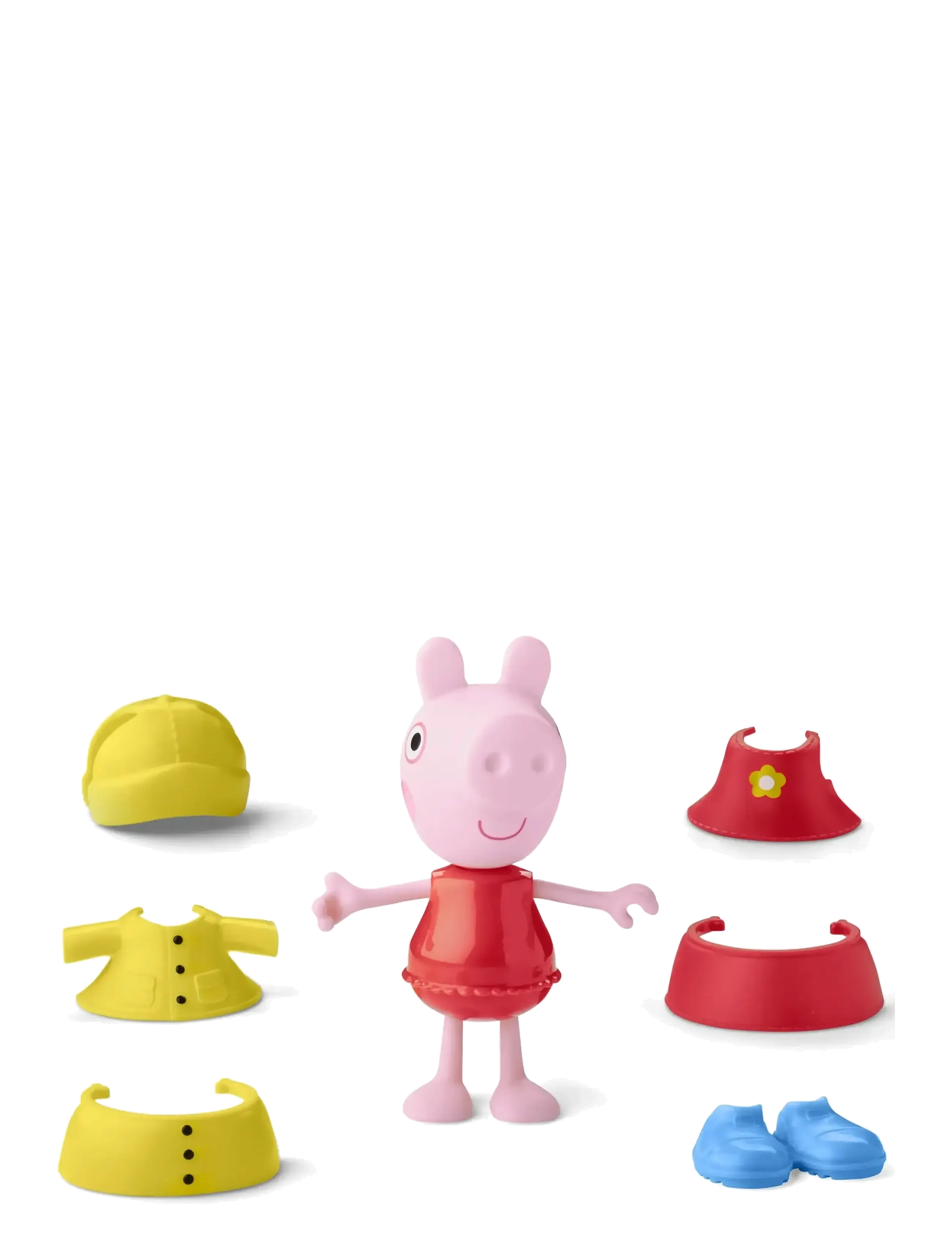 Peppa Wutz - Greta Gris Greta Gris Rainy Day-påklädning - action-figuren - multicolor - 3