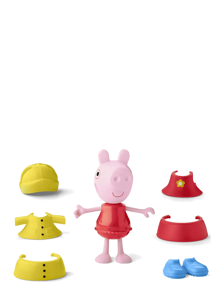 Peppa Wutz - Greta Gris Greta Gris Rainy Day-påklädning - action-figuren - multicolor - 3