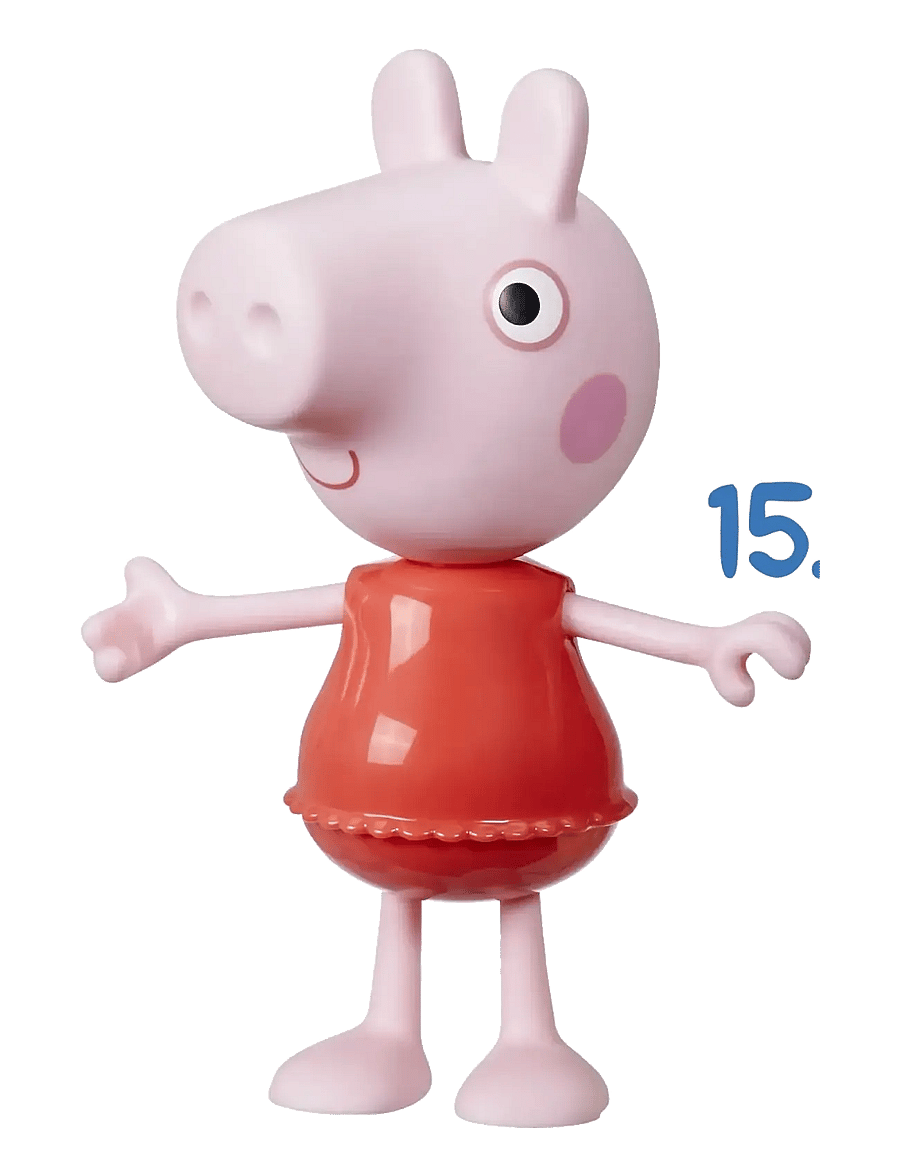 Peppa Wutz - Greta Gris Greta Gris Rainy Day-påklädning - action-figuren - multicolor - 4