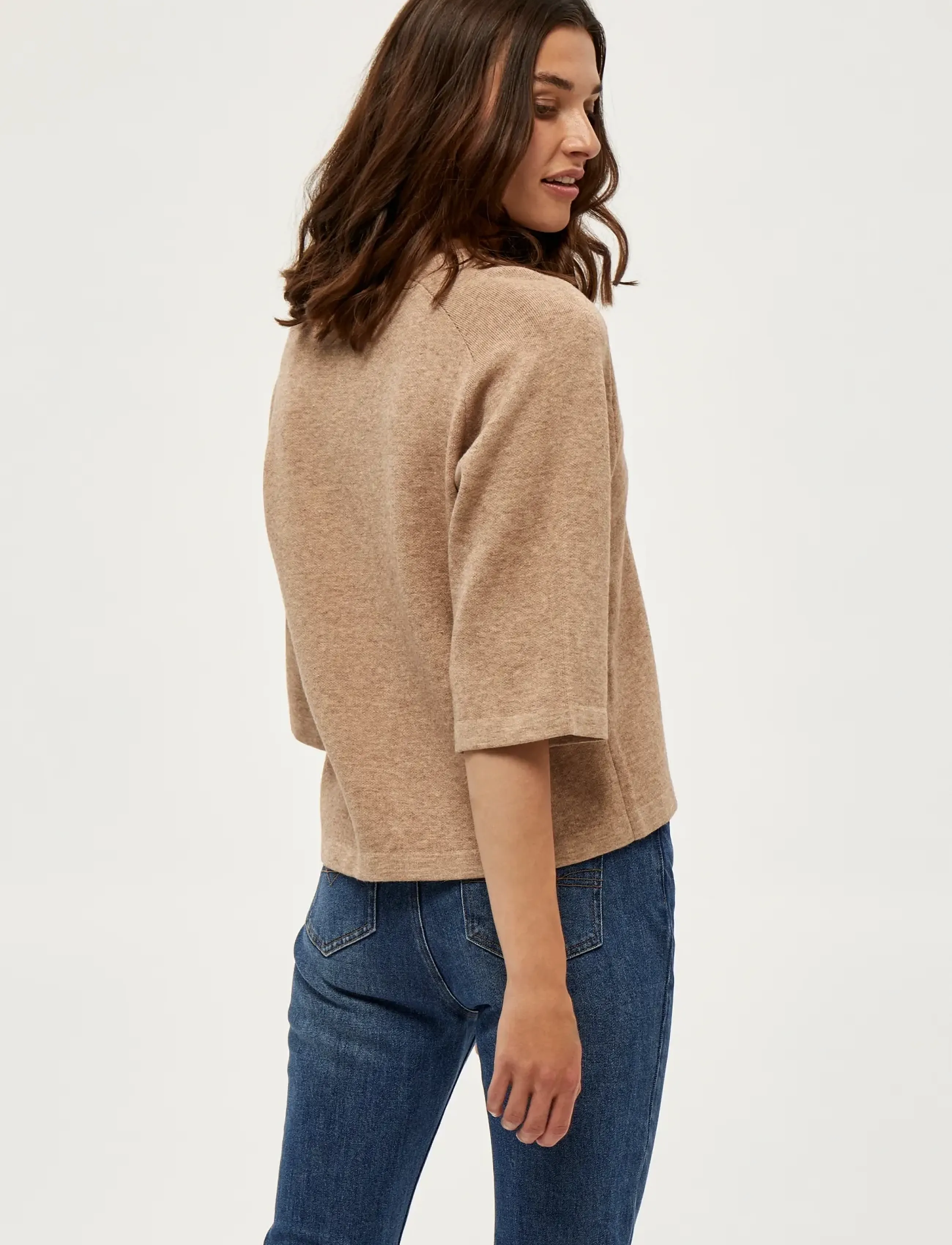 Peppercorn - Rosalia 3/4 Ærme Pullover - pullover - warm sand melange - 2