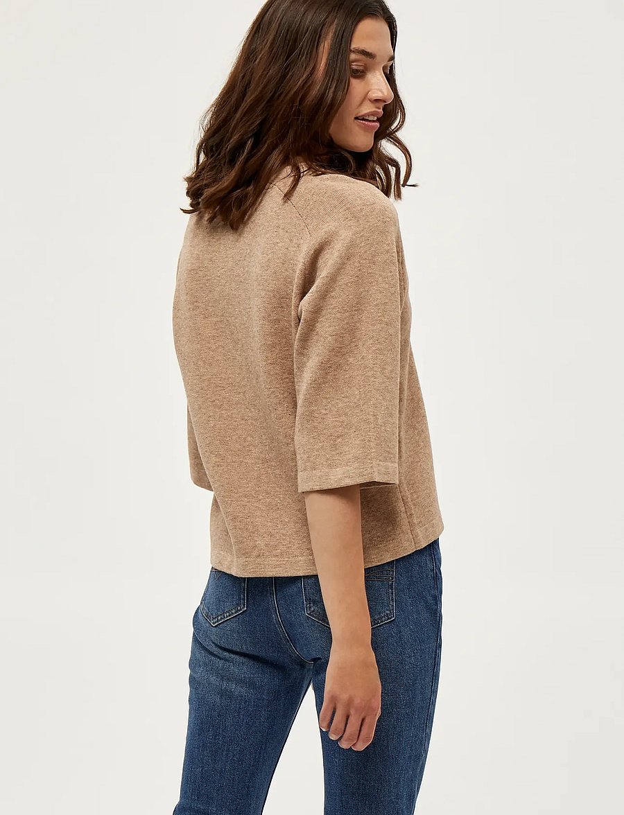 Peppercorn - Rosalia 3/4 Ærme Pullover - pullover - warm sand melange - 2