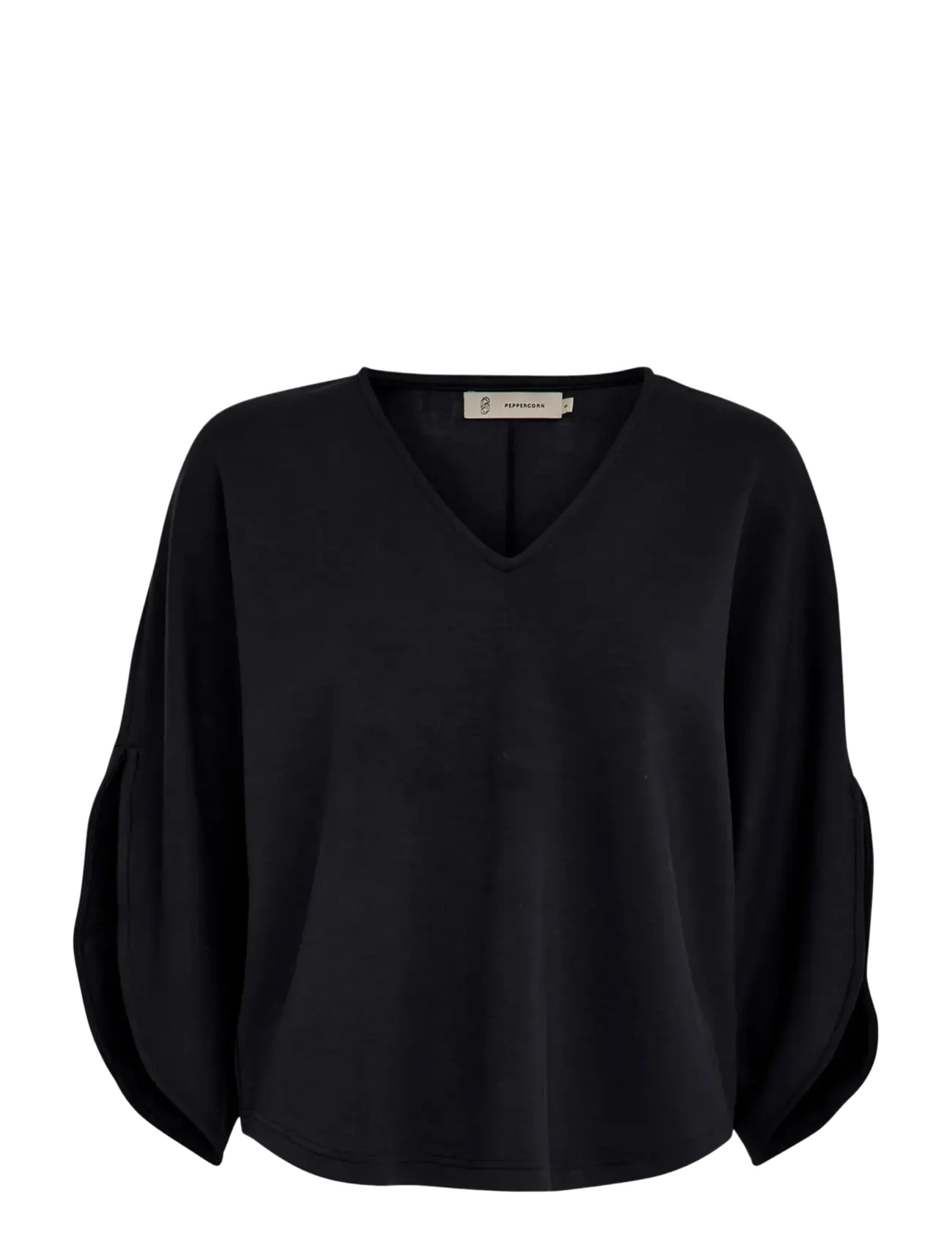 PEPPERCORN Pcanna Rib Over Knee Kleid Schwarz - M - Damen