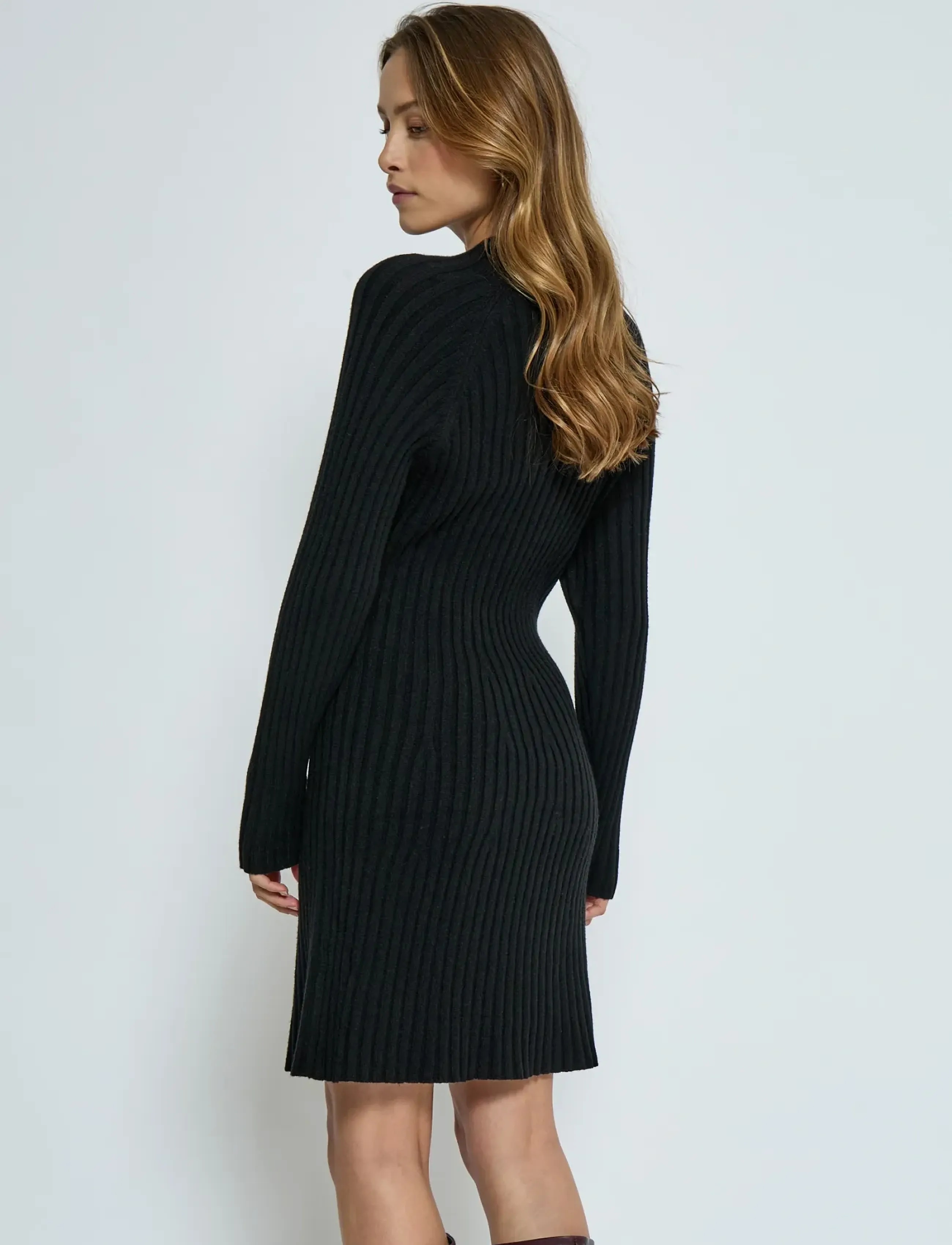 Peppercorn - PCAnna Rib Over Knee Dress - sort - 2