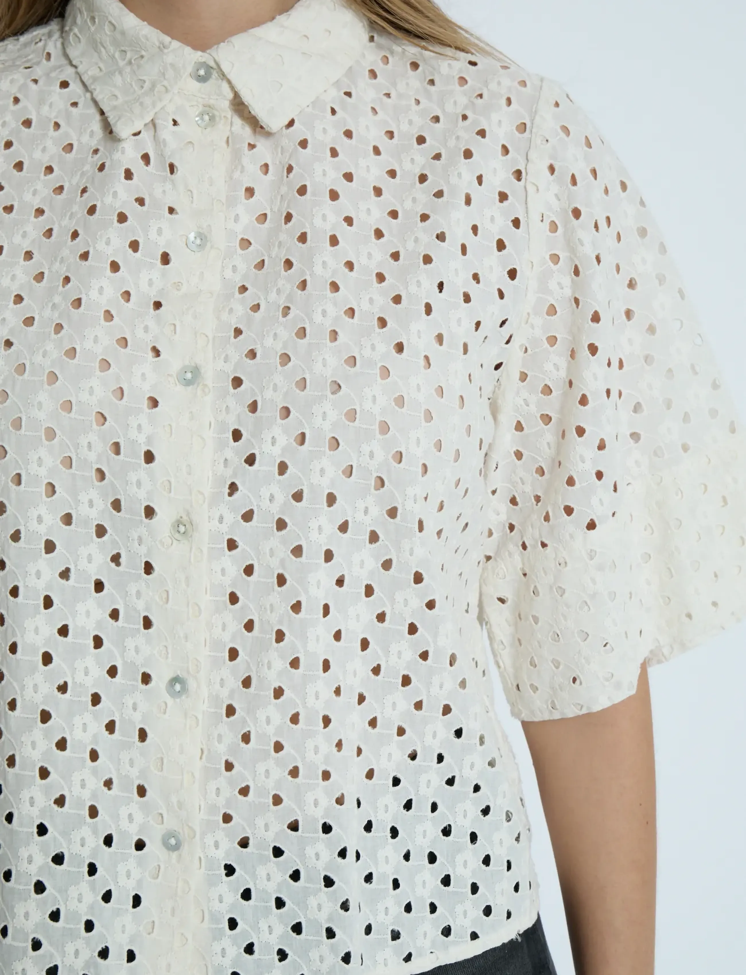Peppercorn - PCHaze Shirt - gardenia - 4