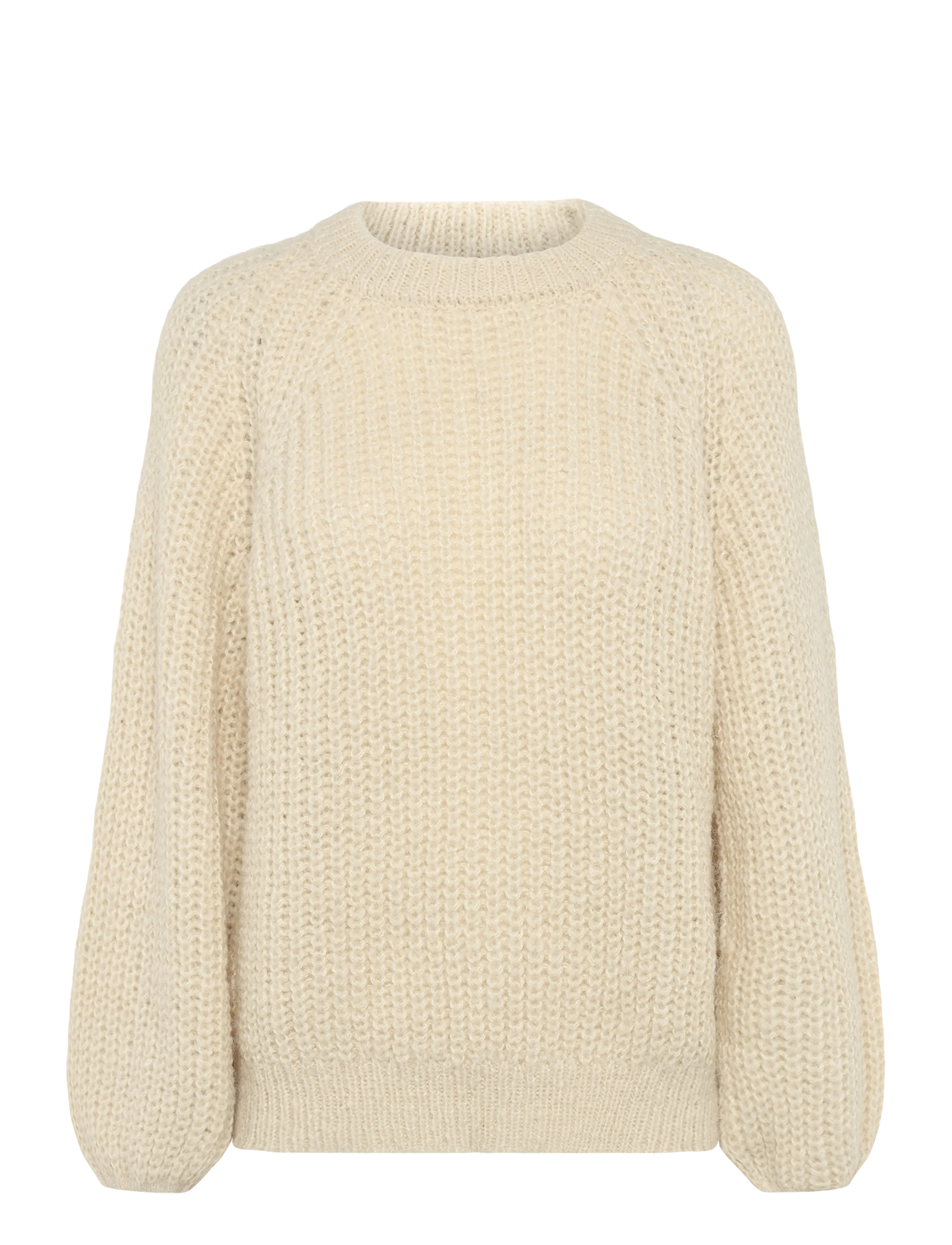 PEPPERCORN Pcjette Grs Knit Pullover Cream - S - Damen