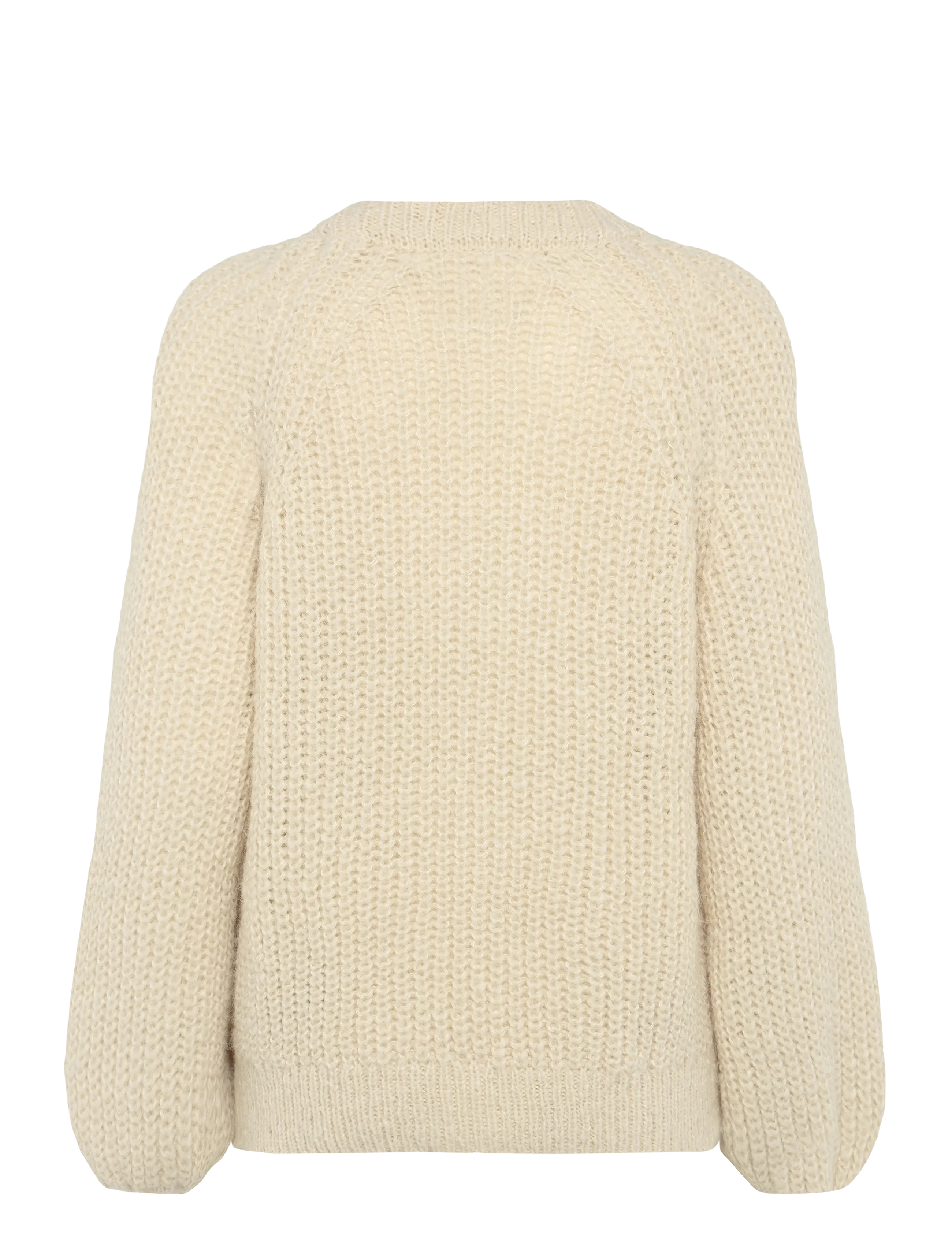 Peppercorn - PCJette GRS Knit Pullover - tröjor - fog sand - 2