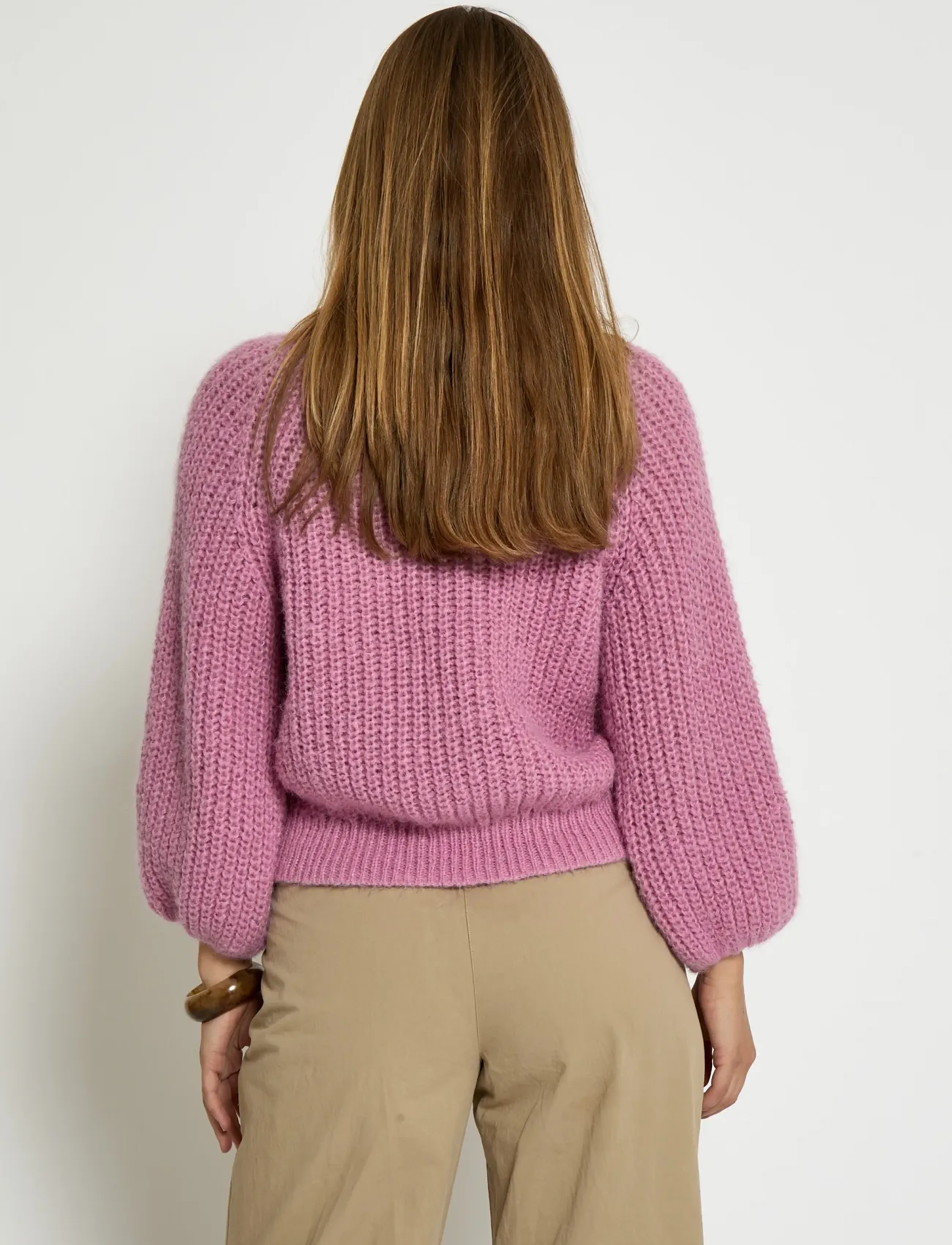 Peppercorn - PCJette GRS Knit Pullover - trøjer - moonlite mauve pink - 3
