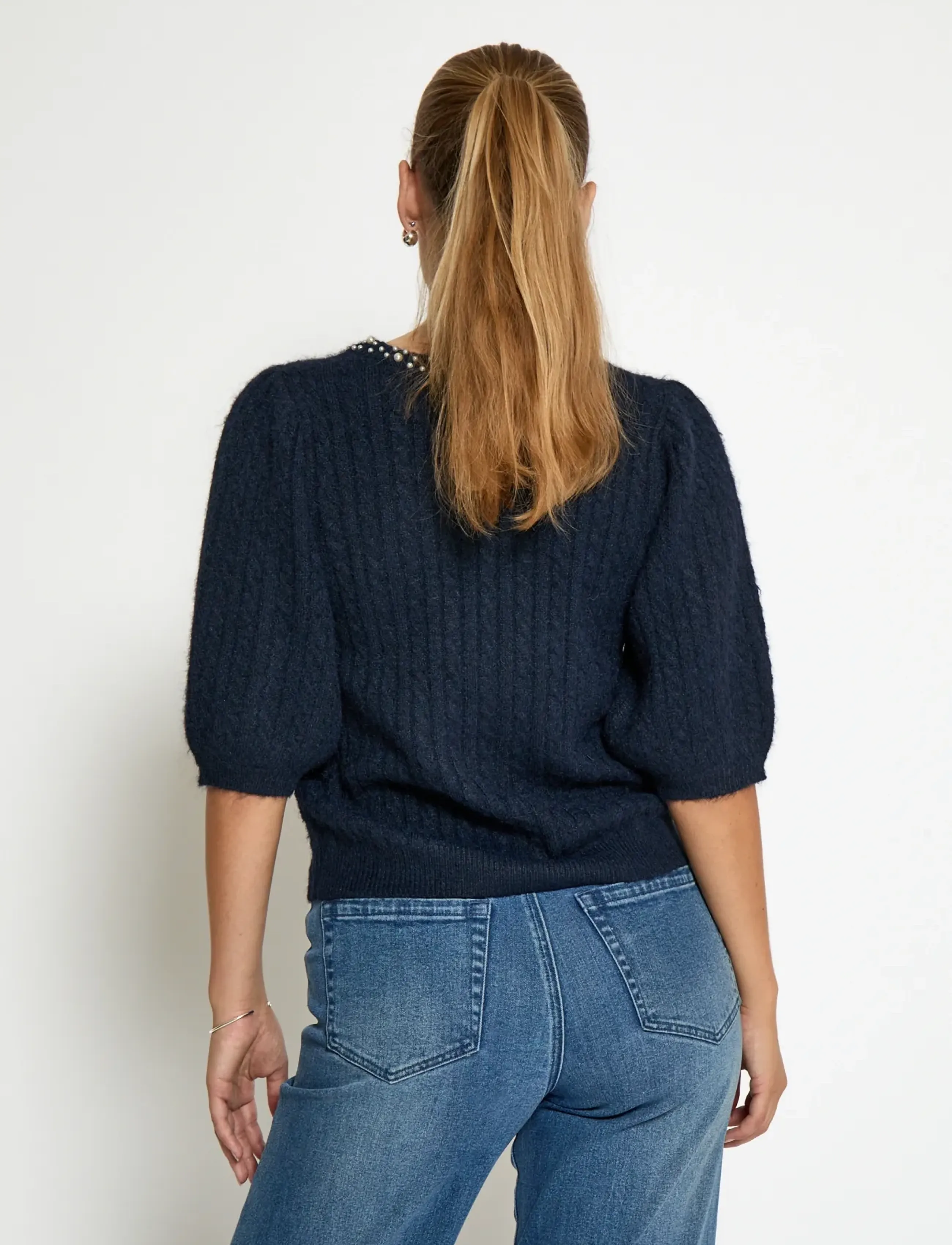 Peppercorn - PCKira Knit Blouse - pullover - black iris - 3