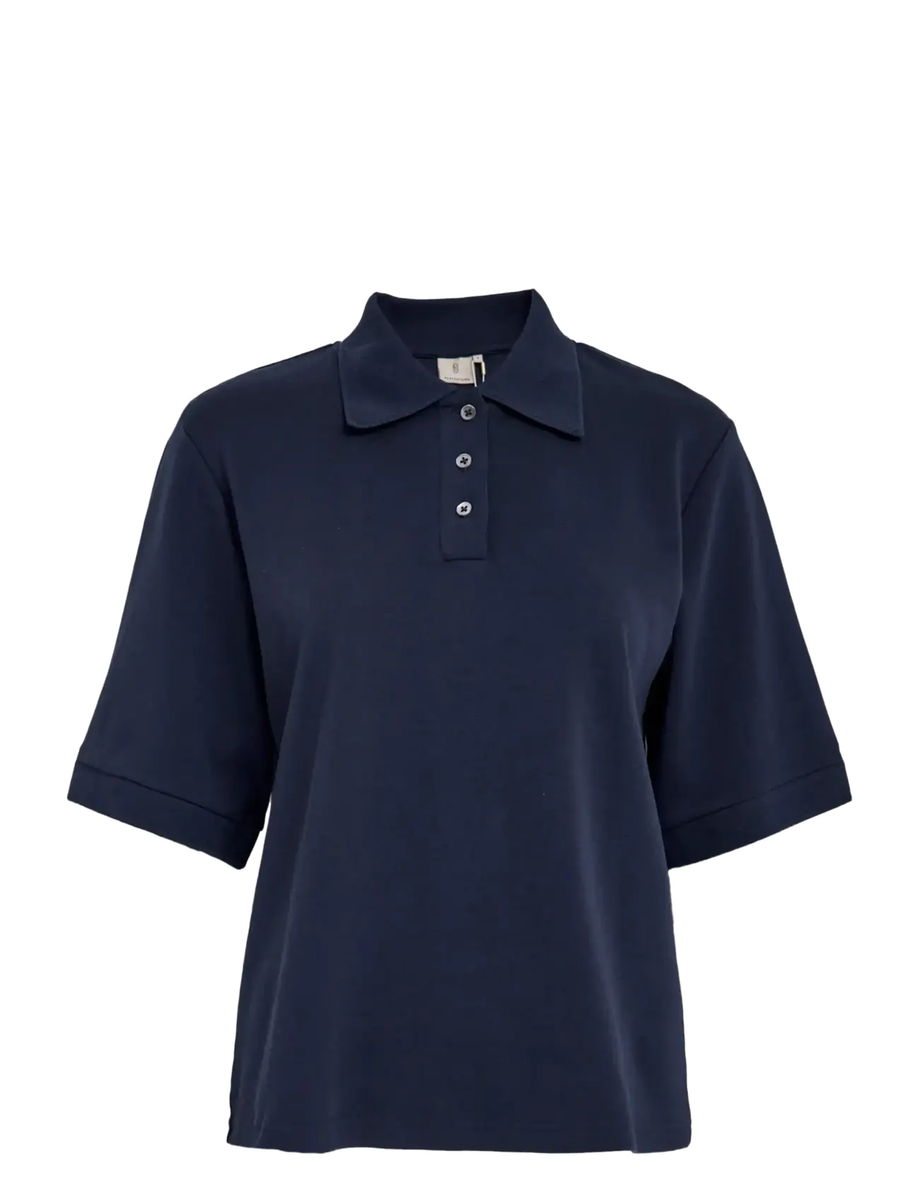 PEPPERCORN Pcfiola Gots Polo T-Shirt Navy - XL - Damen