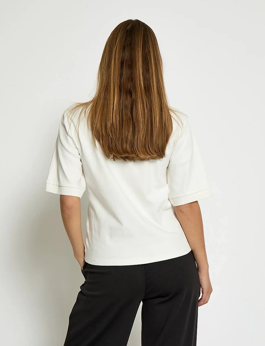 Peppercorn - PCFiola GOTS Polo T-Shirt - poloshirts - cloud dancer - 2