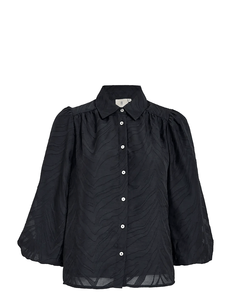 Peppercorn - PCKyra Shirt - langärmlige hemden - sort - 1