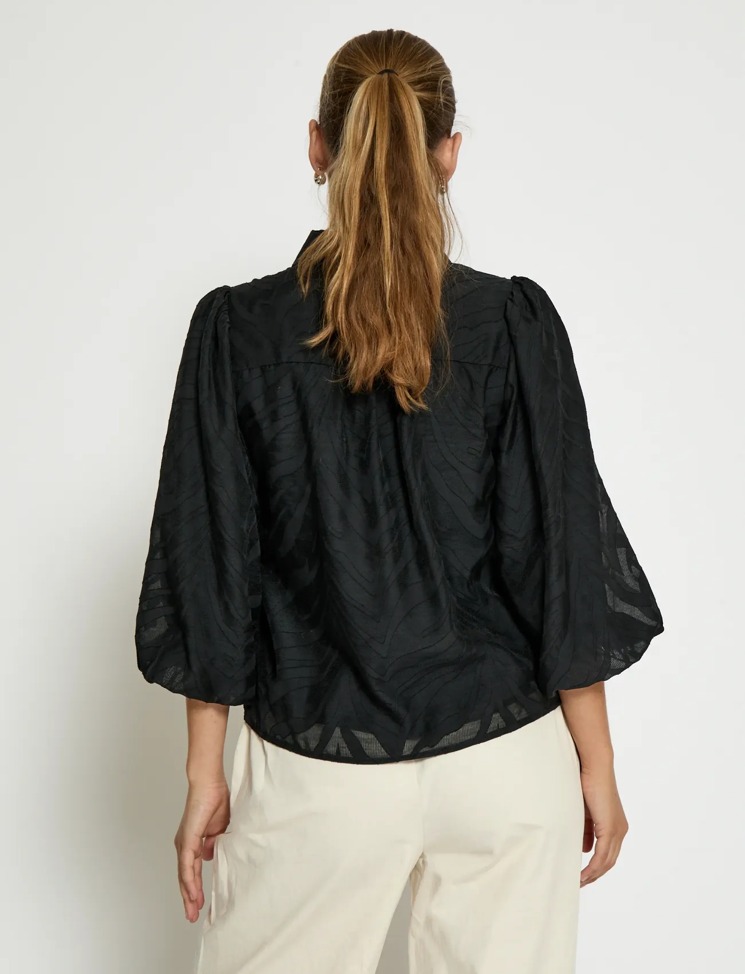 Peppercorn - PCKyra Shirt - langärmlige hemden - sort - 2