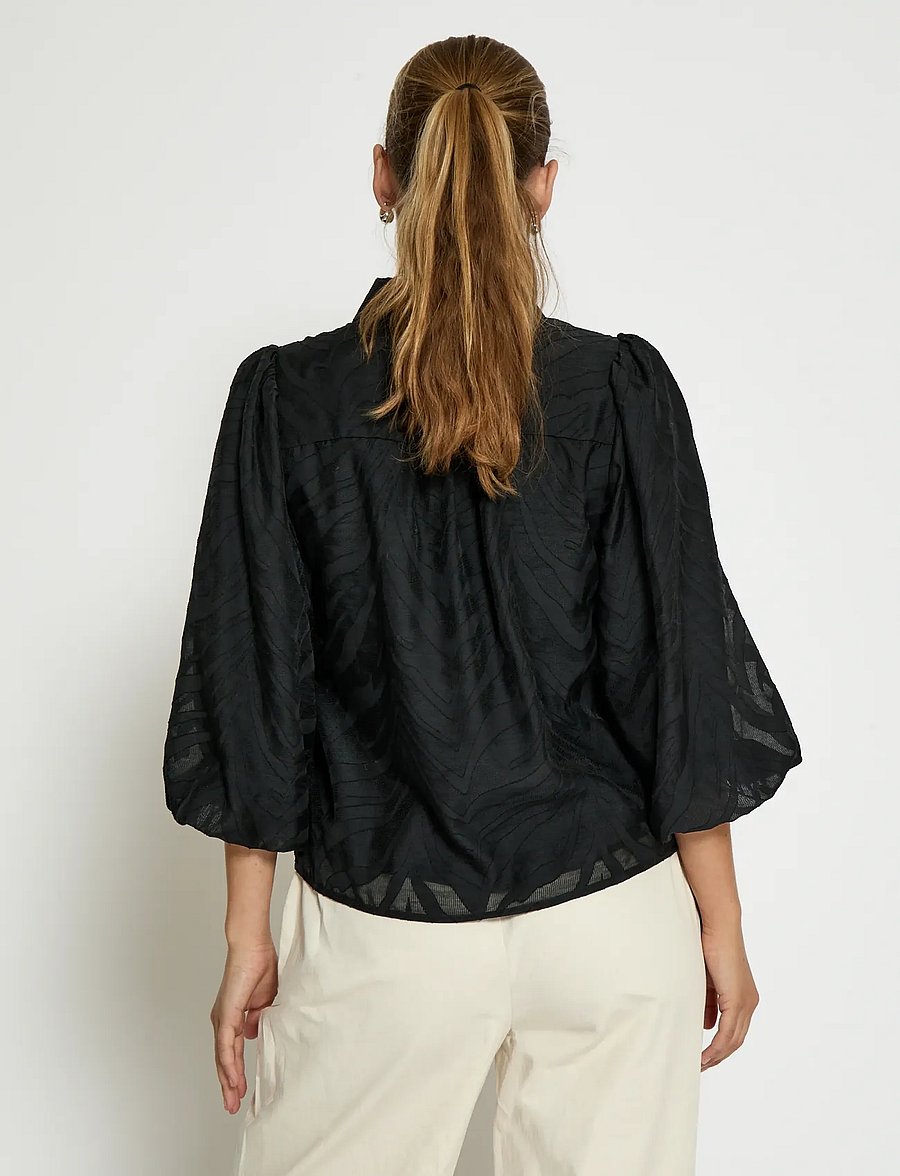 Peppercorn - PCKyra Shirt - langärmlige hemden - sort - 2