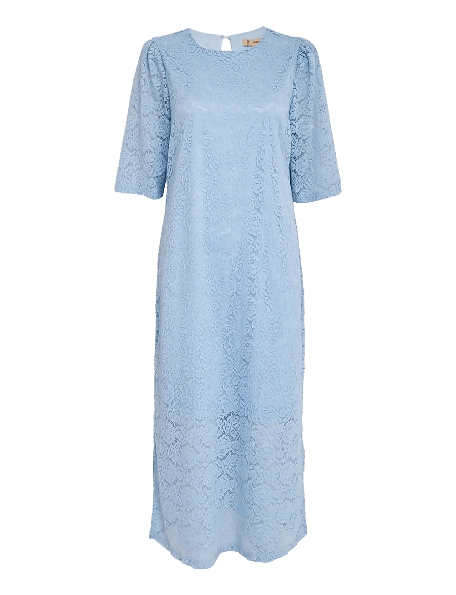 Peppercorn - PCKaroline Lace Dress - faded denim - 1