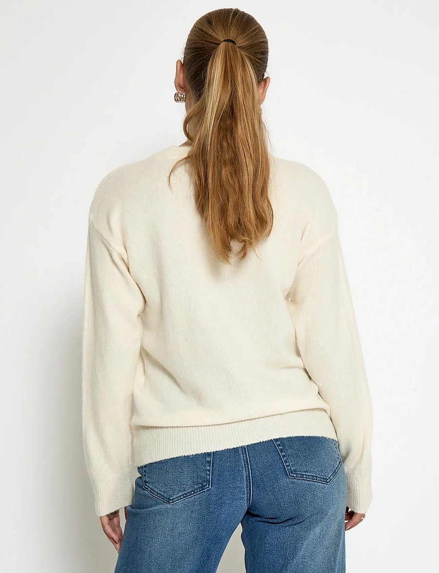 Peppercorn - PCKate GRS RWS Pullover - antique white - 2