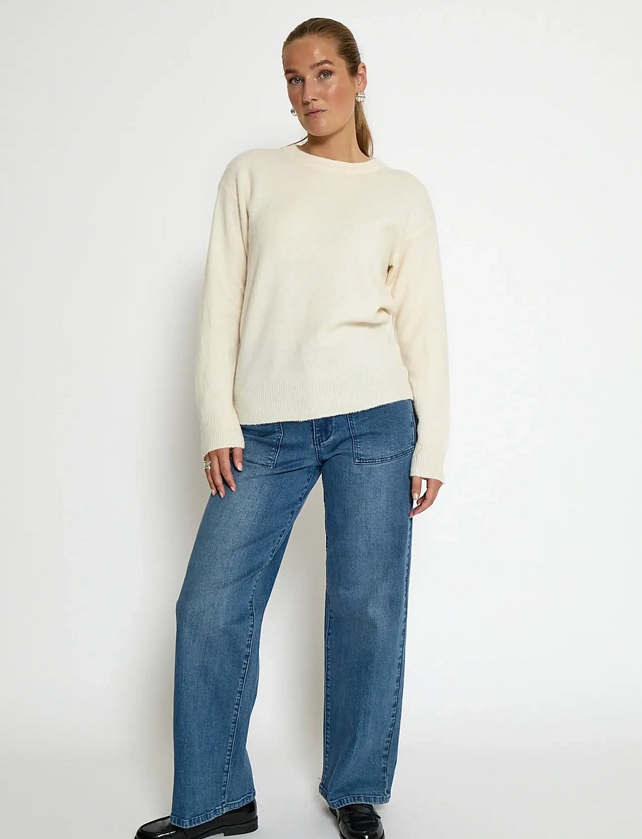 Peppercorn - PCKate GRS RWS Pullover - antique white - 3