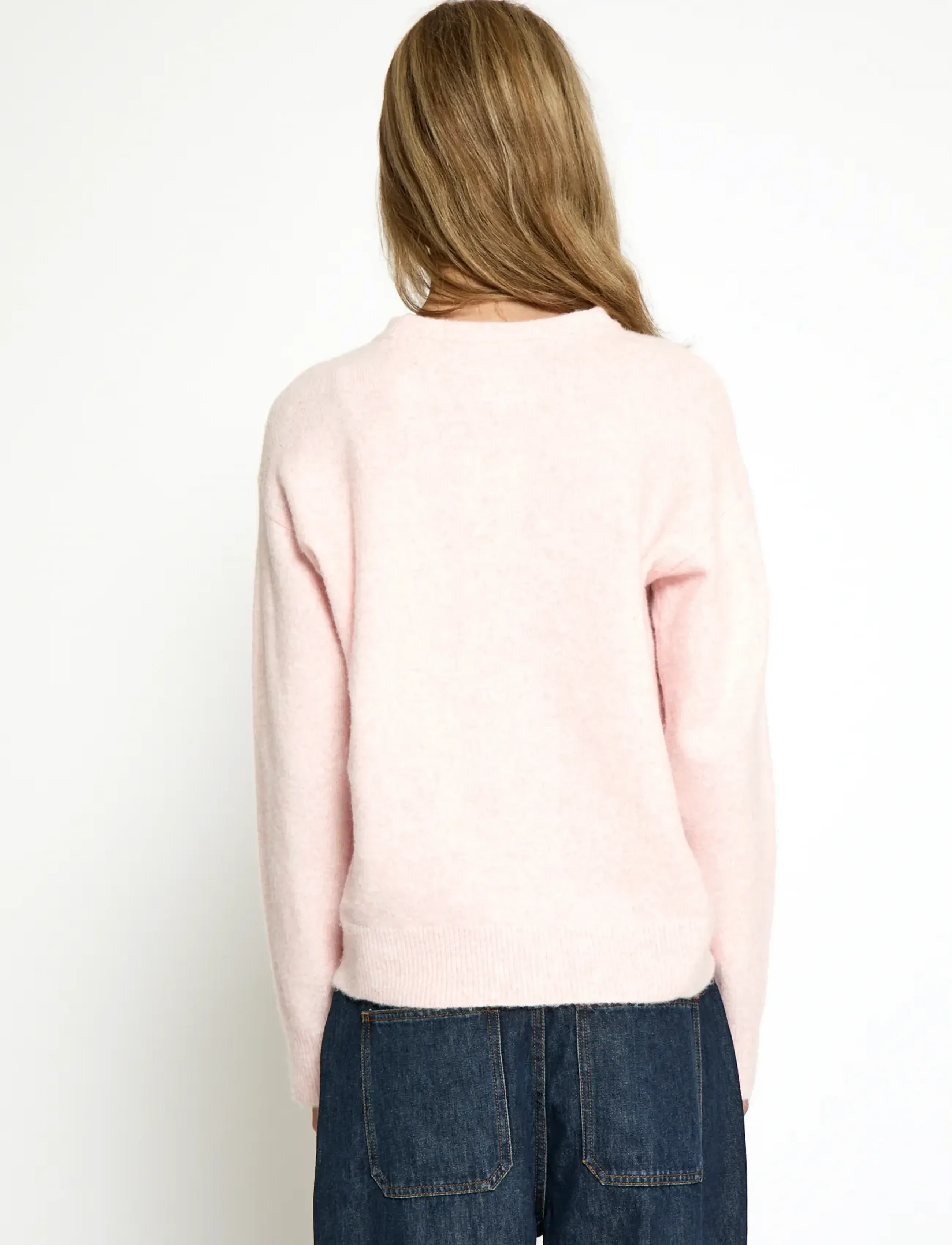 Peppercorn - PCKate GRS RWS Pullover - trøjer - pearl blush melange - 3
