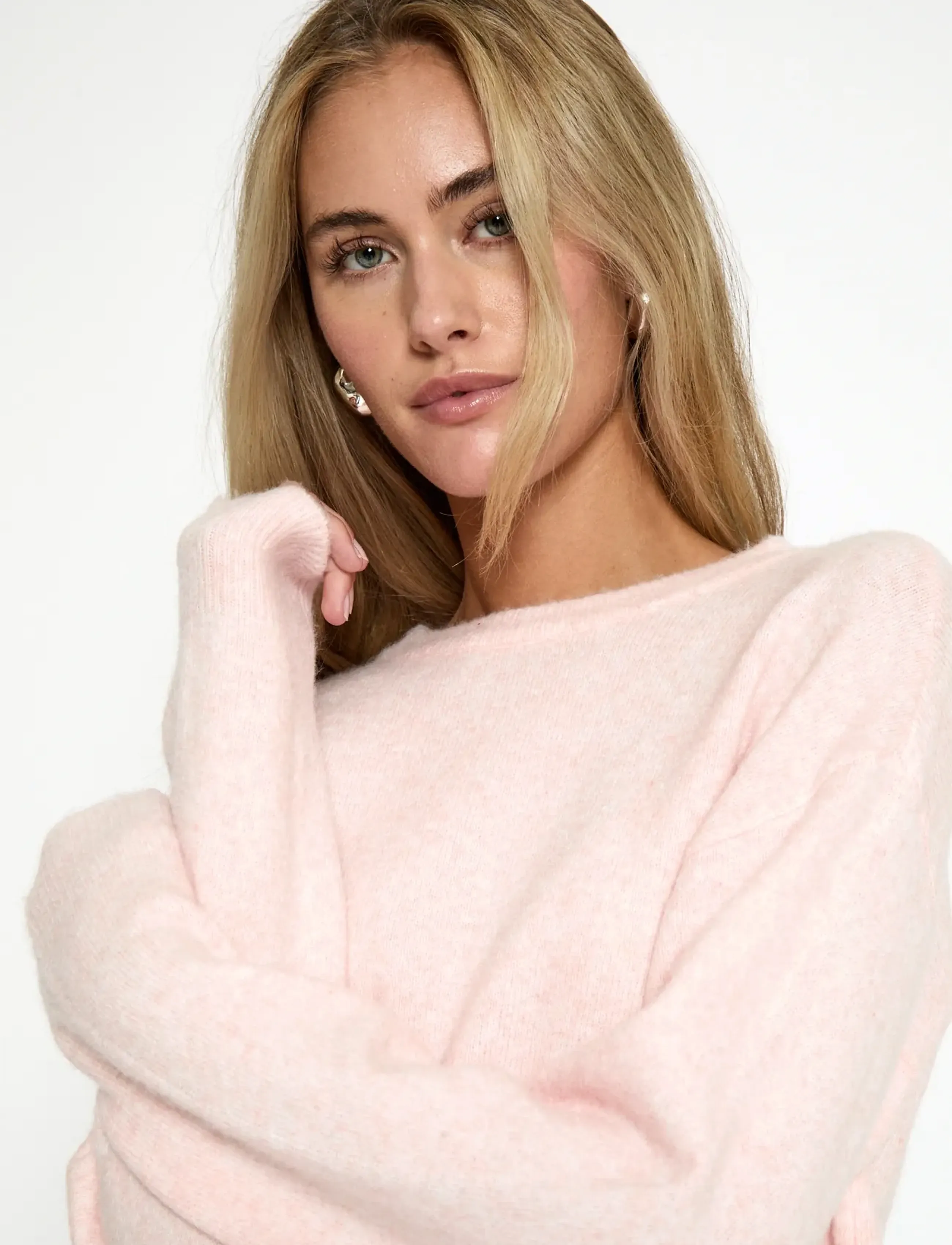Peppercorn - PCKate GRS RWS Pullover - trøjer - pearl blush melange - 5