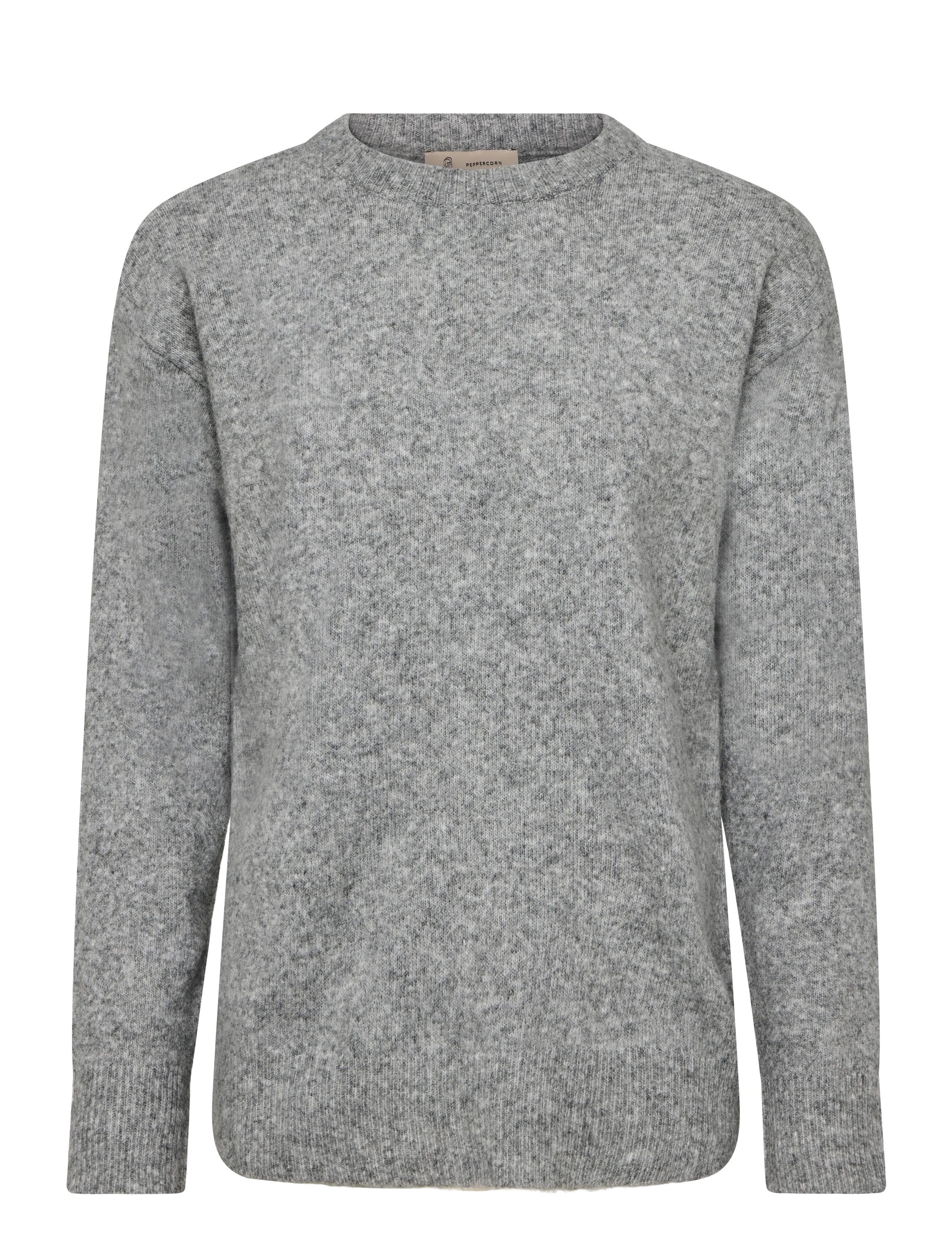 Peppercorn PCKate GRS RWS Pullover - Neulepuserot - STEEL GREY MELANGE / grey