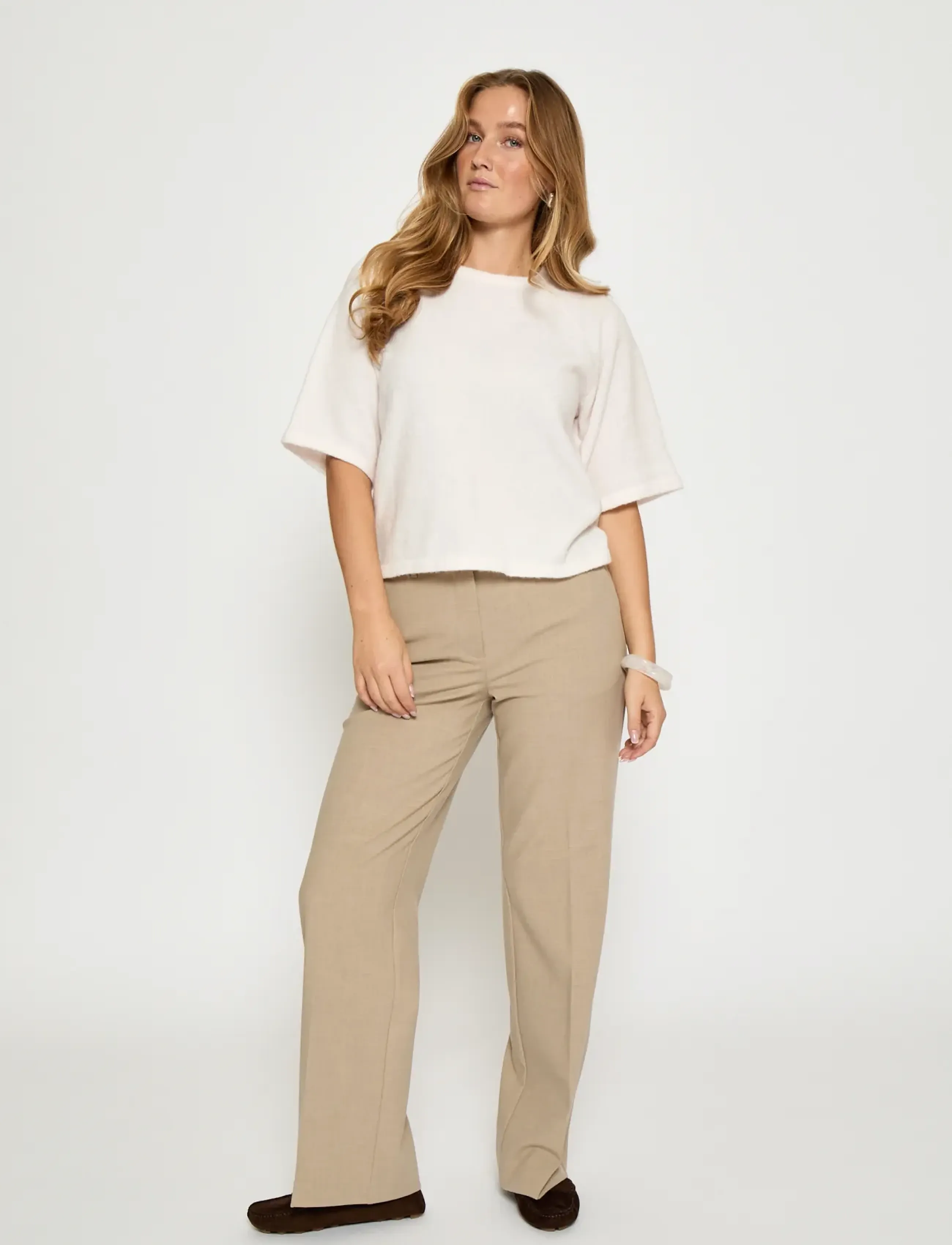 Peppercorn - PCKate GRS RWS Knit Blouse - tröjor - shrinking violet melange - 4