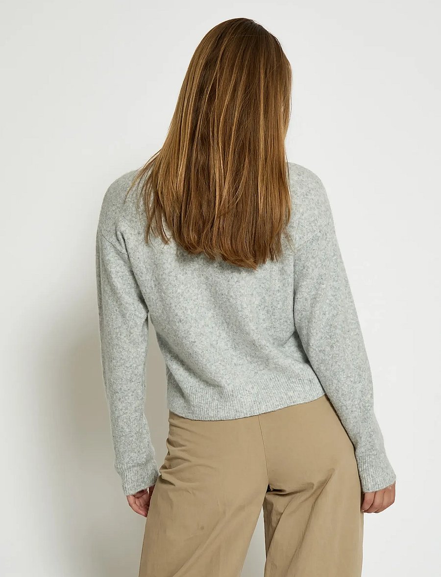 Peppercorn - PCKate GRS RWS Cardigan - strickjacken - light grey melange - 2