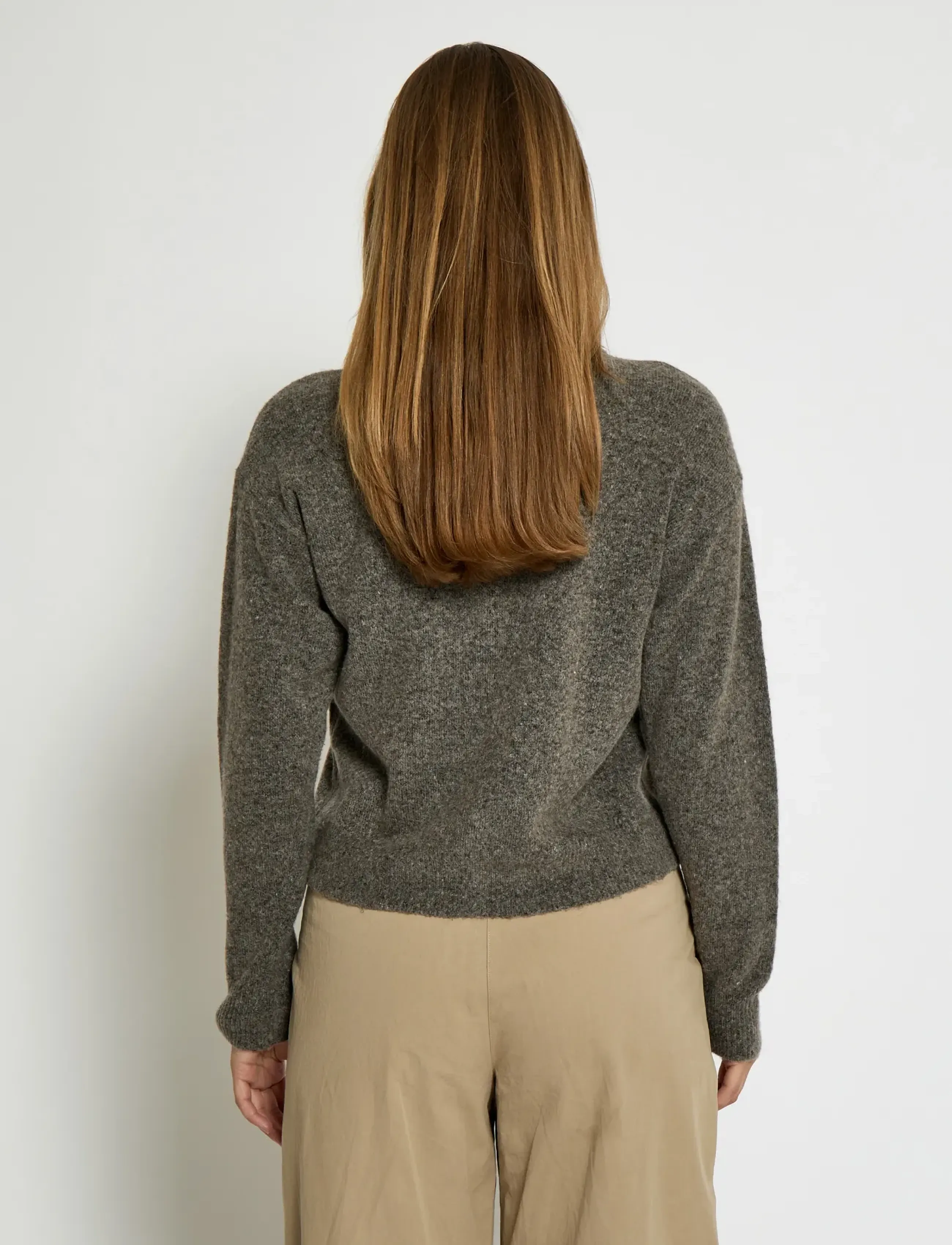 Peppercorn - PCKate GRS RWS Cardigan - koftor - walnut melange - 2