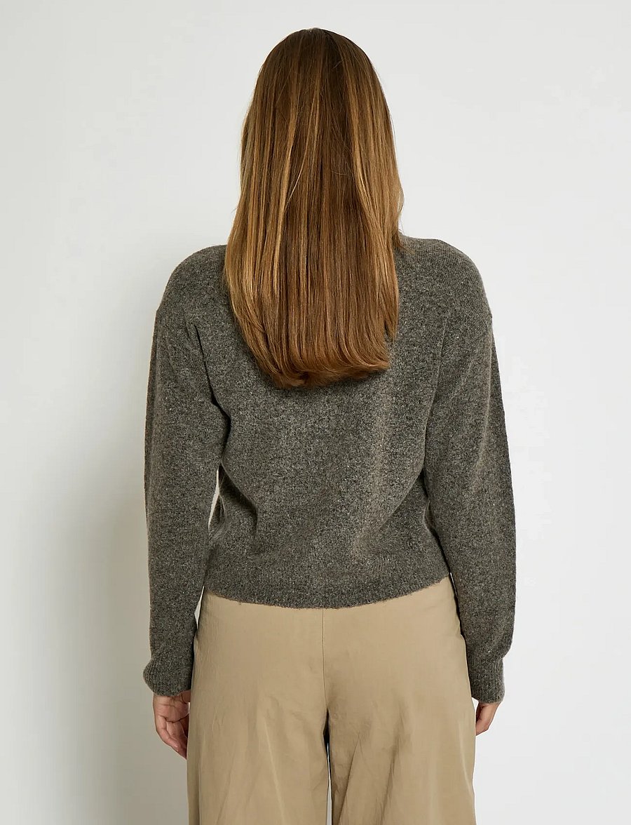 Peppercorn - PCKate GRS RWS Cardigan - koftor - walnut melange - 2