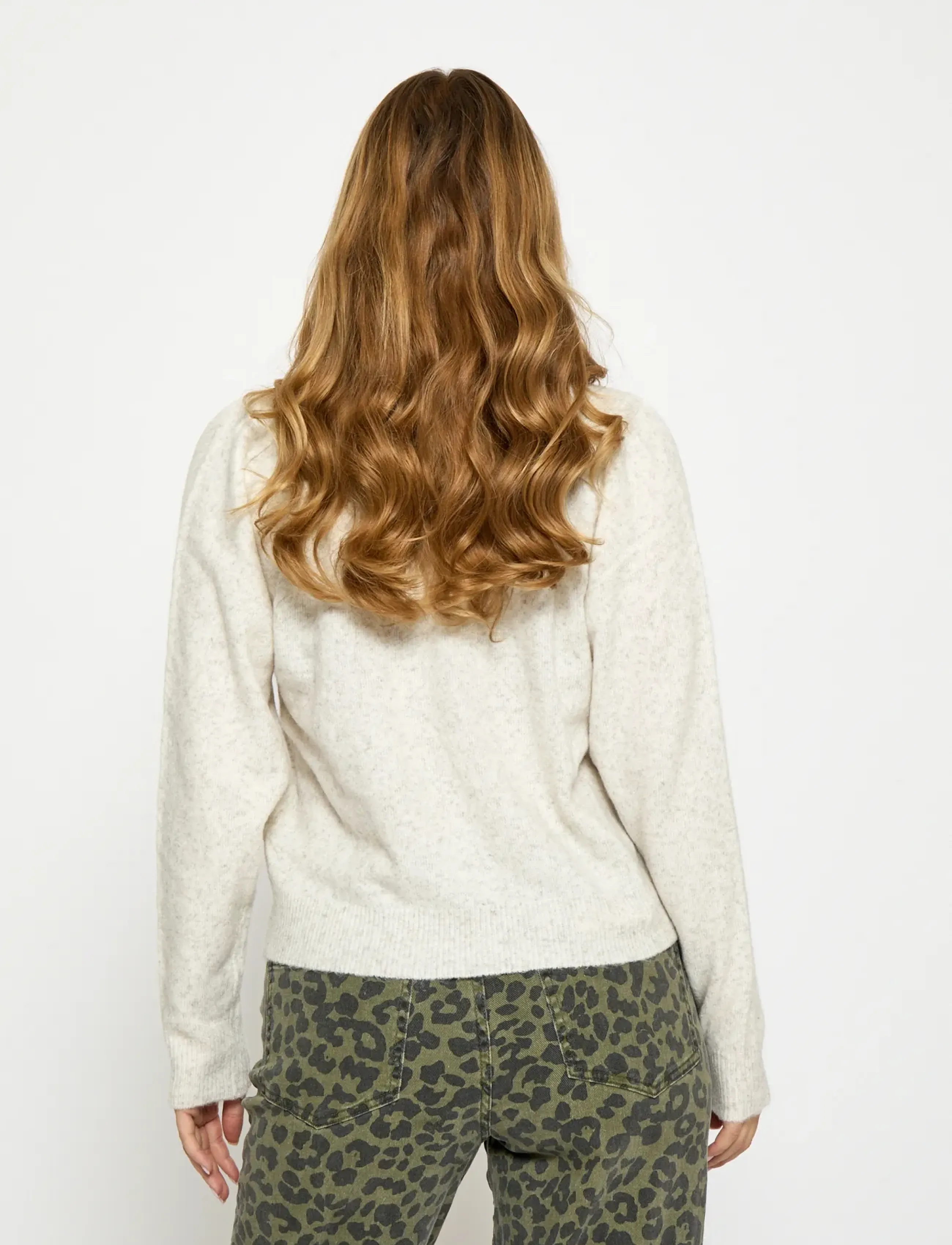 Peppercorn - PCMartine GRS RWS Knit Pullover - tröjor - melange - 3