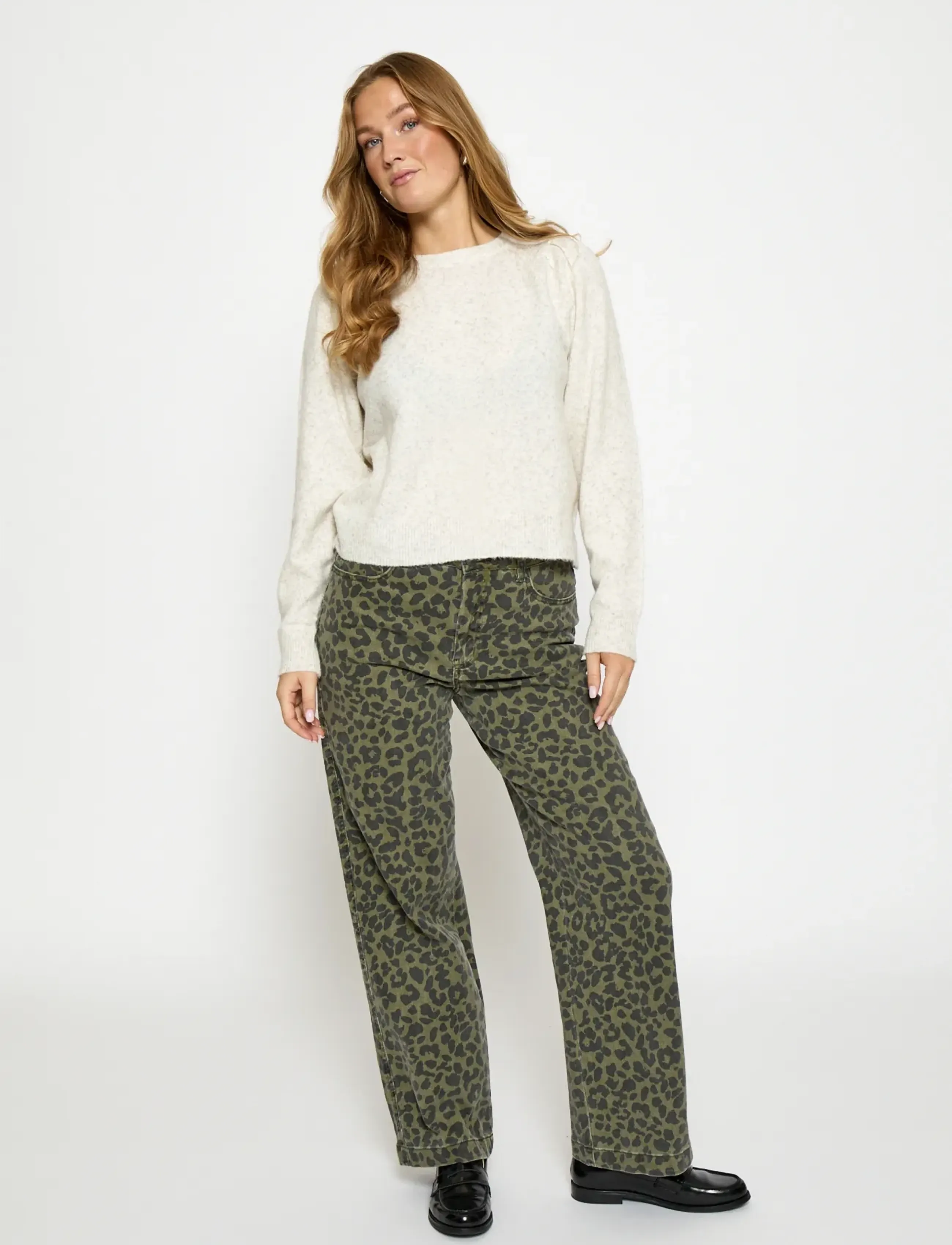 Peppercorn - PCMartine GRS RWS Knit Pullover - tröjor - melange - 4