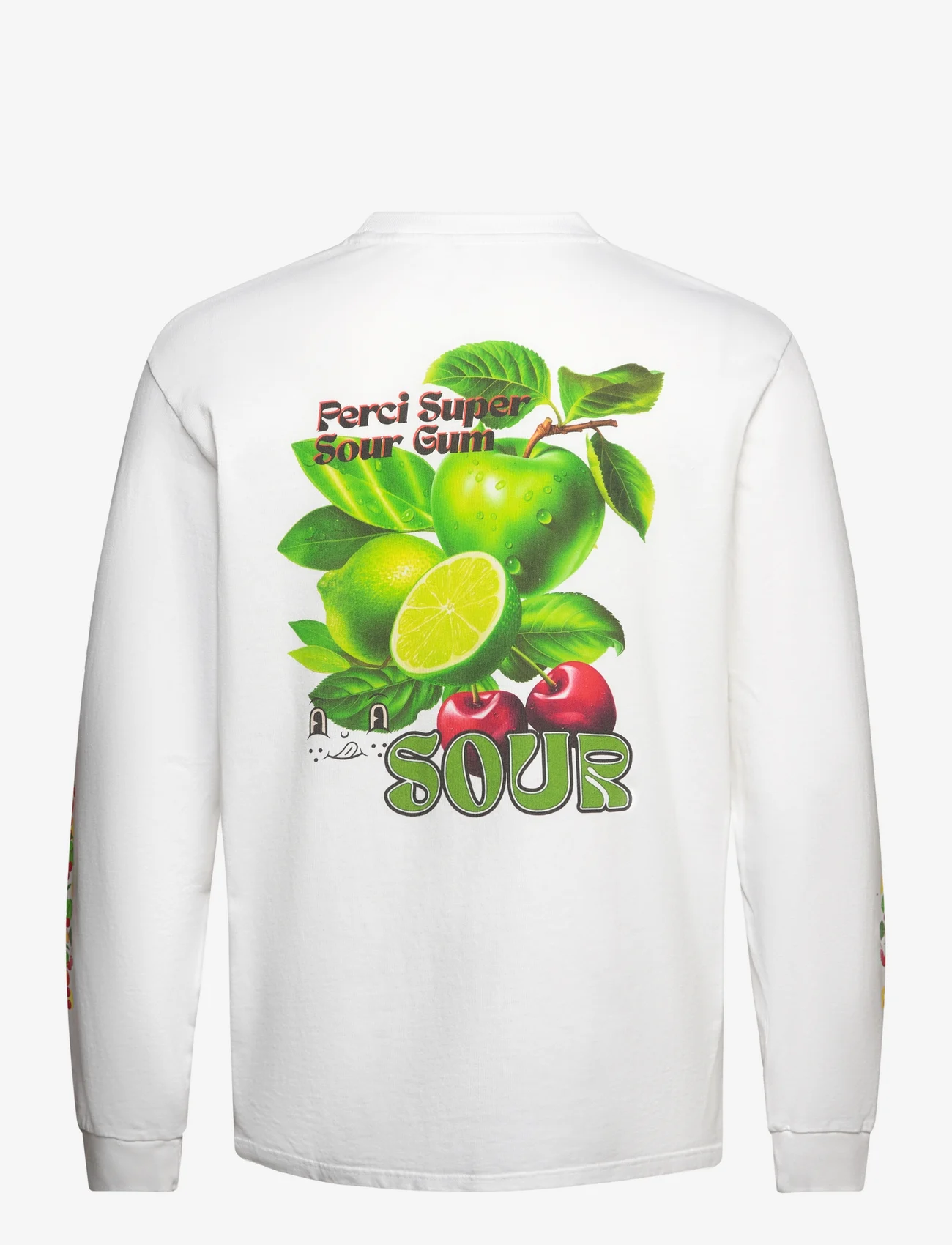 Percival - Sour Fruits Long Sleeve T Shirt - collegepaidat - white - 1