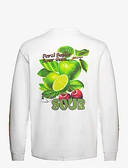 Percival - Sour Fruits Long Sleeve T Shirt - collegepaidat - white - 1