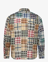 Percival - Zinger Patchwork Long Sleeve Shirt - casual skjortor - multi - 1