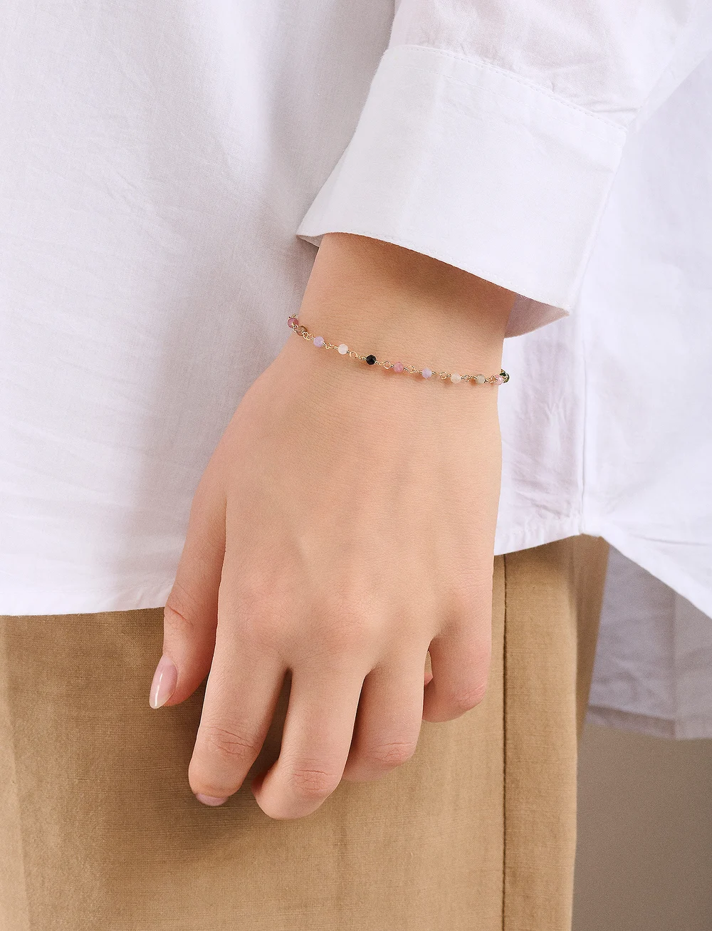 Pernille Corydon - Shade Bracelet - chain bracelets - gold plated - 0