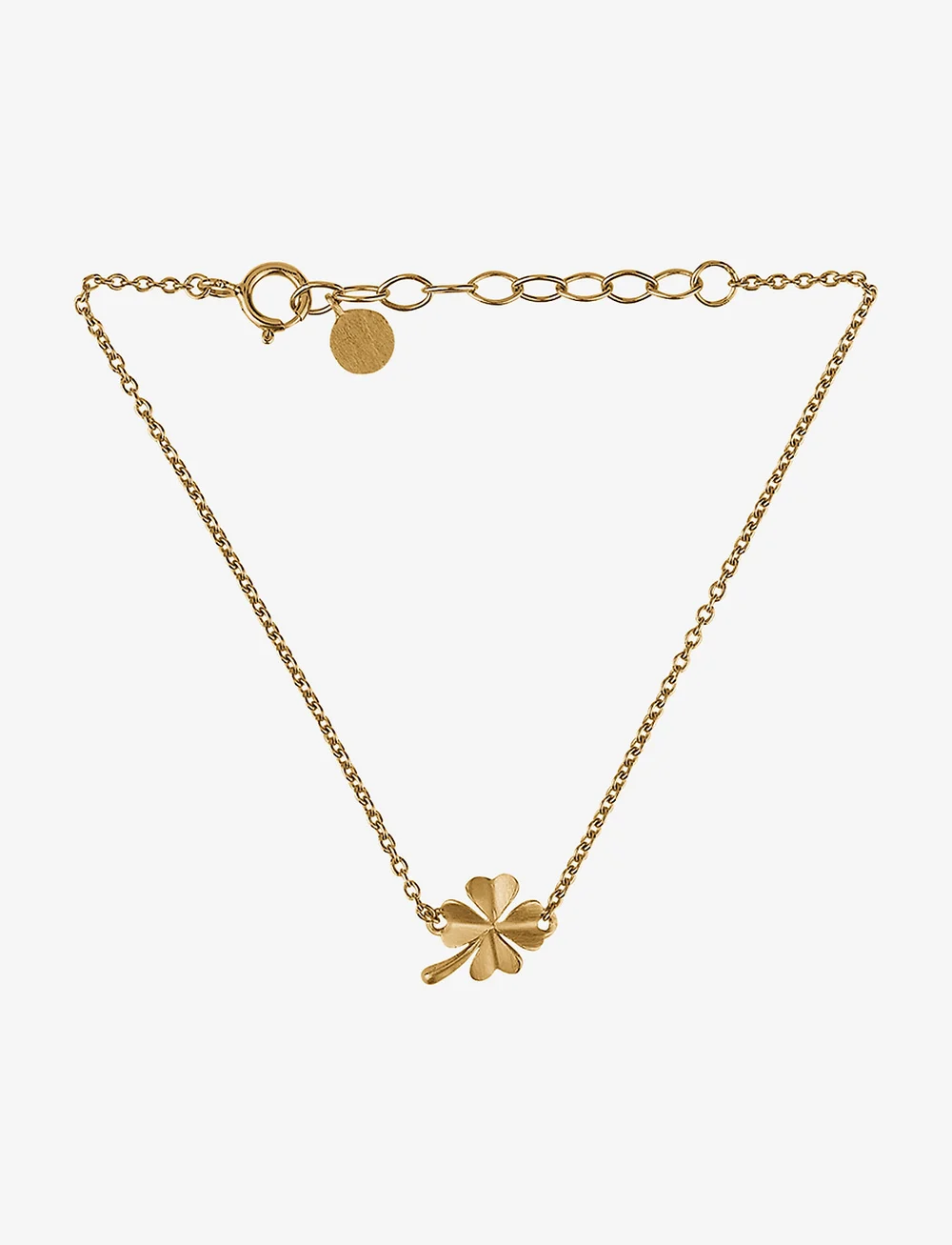 Pernille Corydon - Clover Bracelet - kædearmbånd - gold plated - 1