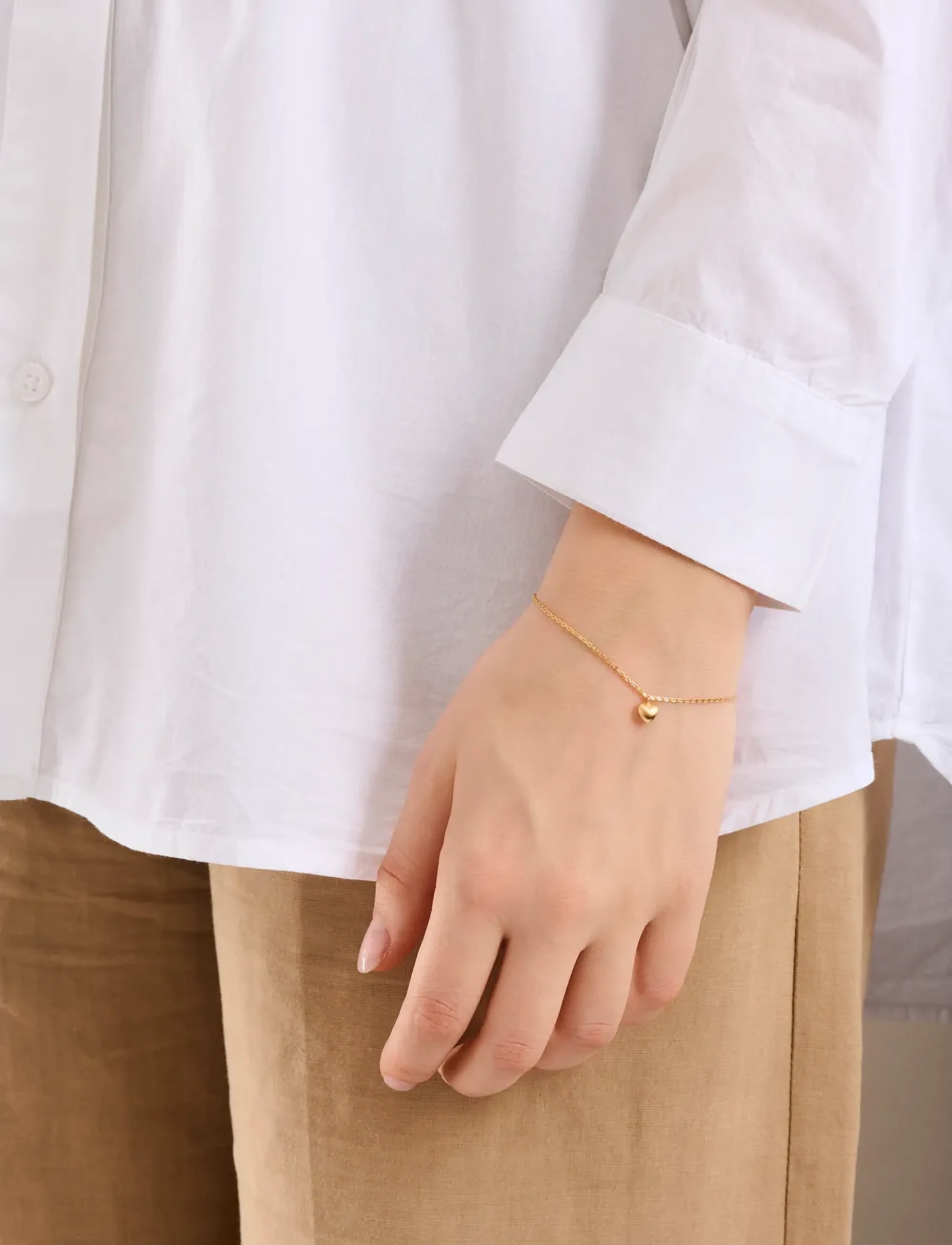 Pernille Corydon Love Bracelet, One Size, Bracelets, Silber - Chain Frauen