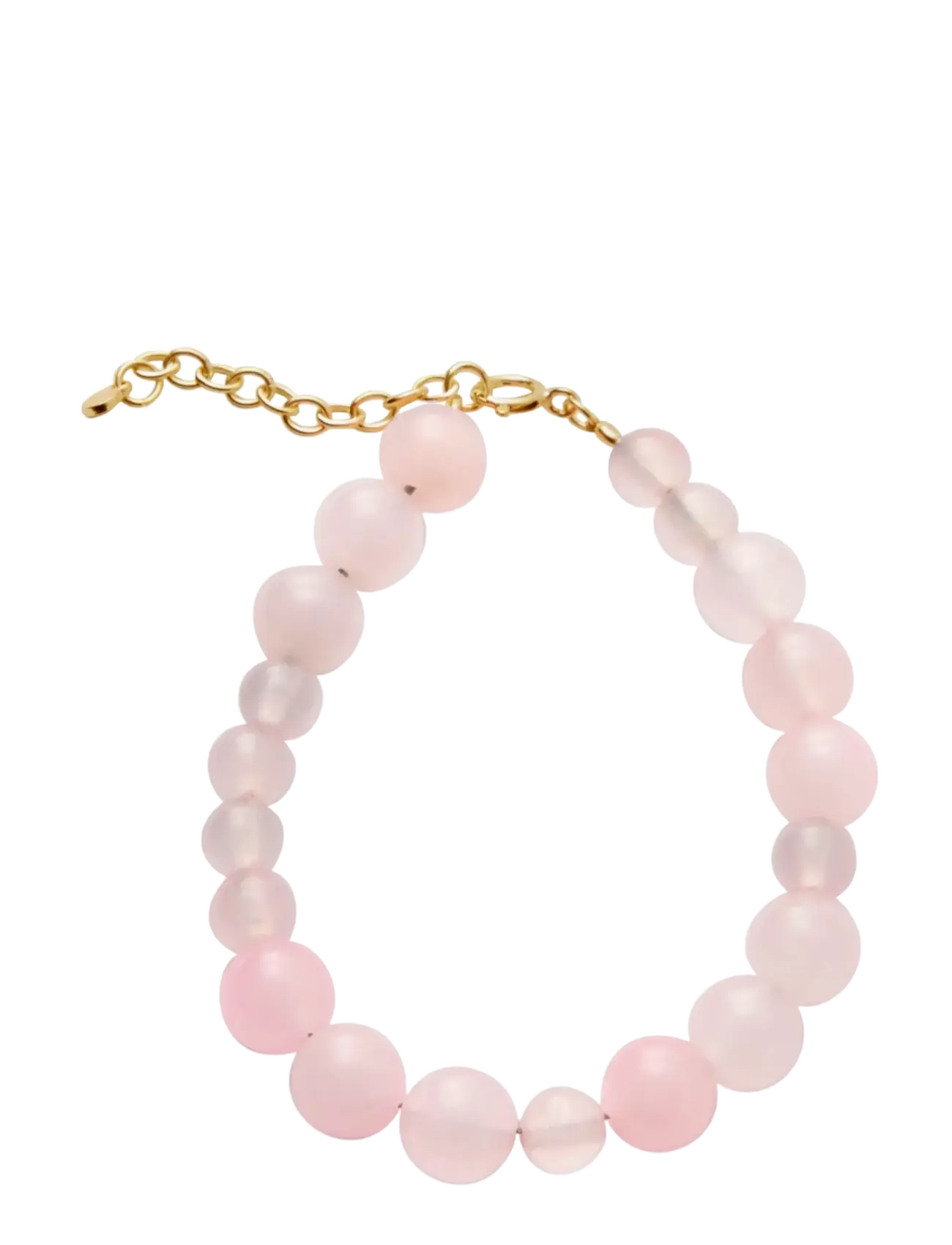 Pernille Corydon Blush Bracelet - Kampagne - GOLD PLATED RECYCLED STERLING SILVER / pink/rose
