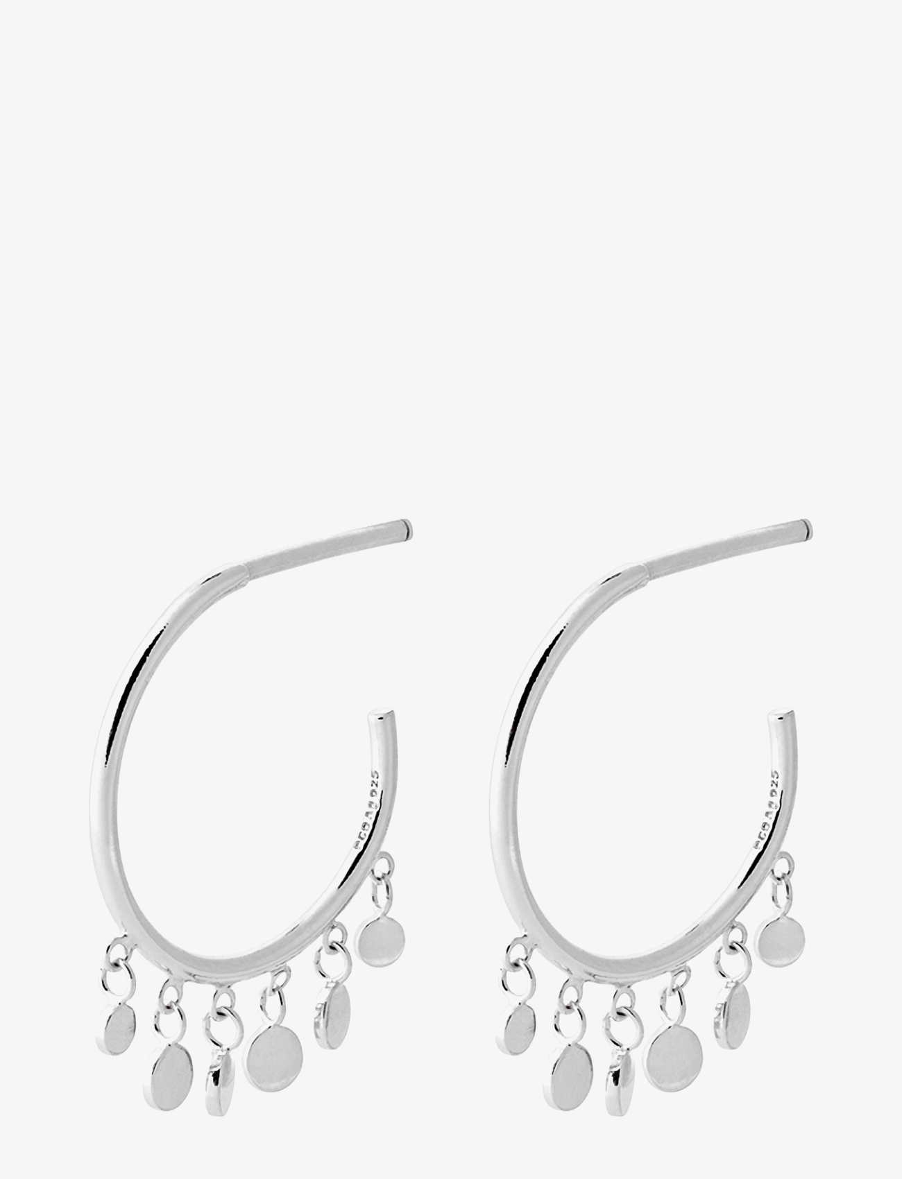 Pernille Corydon Glow Earrings - Creoler & Hoops - STERLING SILVER / silver