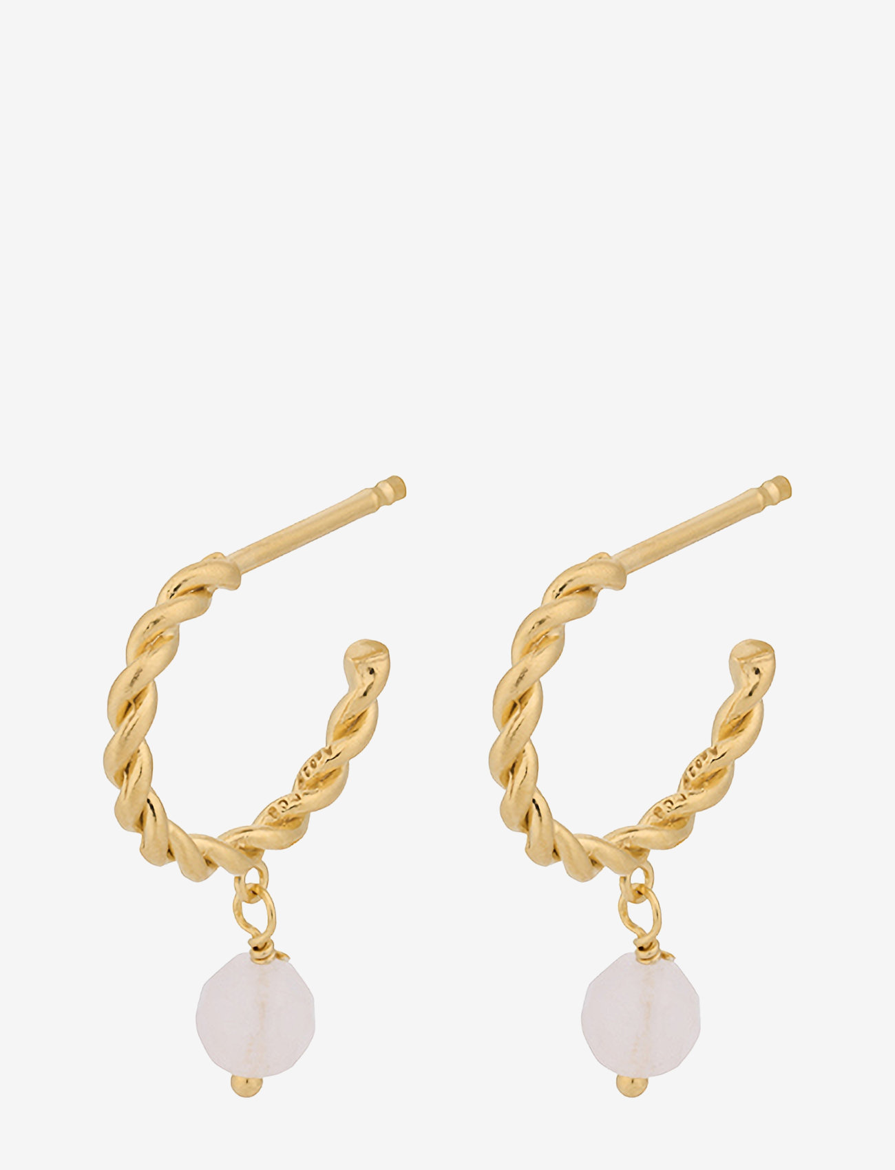 Pernille Corydon - Cloudy Rose Hoops - gp - 0