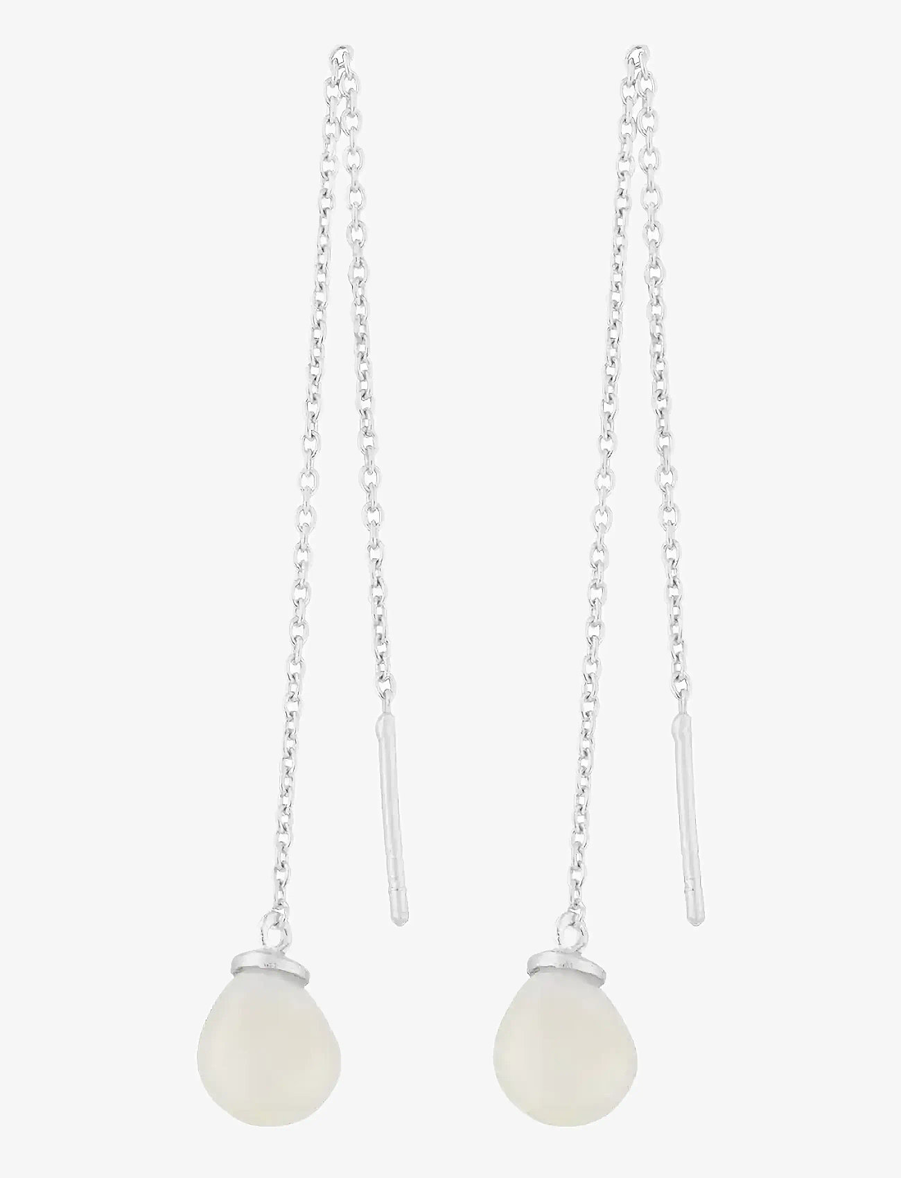 Pernille Corydon - Lagoon Earchains - perlenohrringe - silver - 1