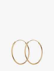 Mini Plain Hoops size 20 mm - GOLD PLATED