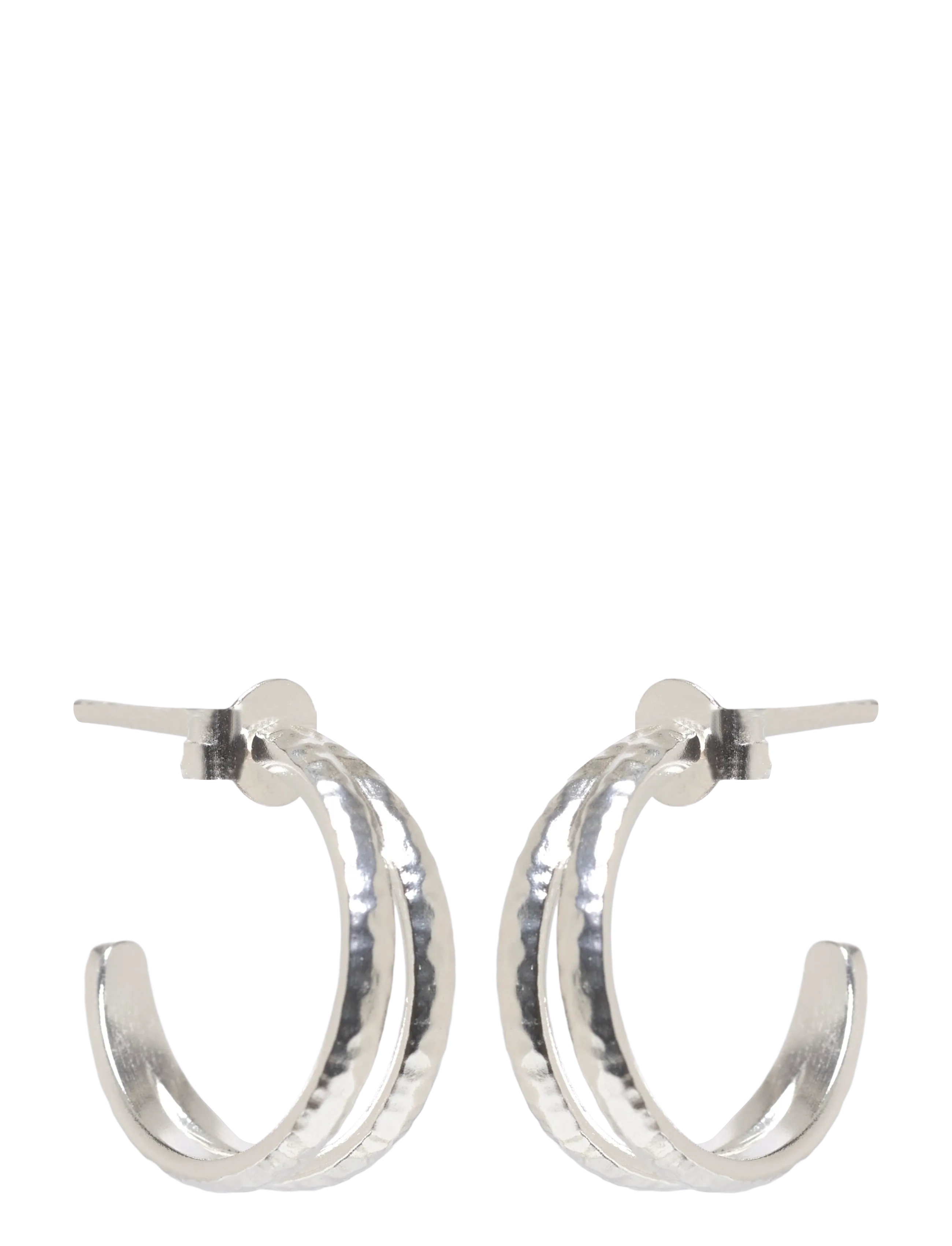 Pernille Corydon Poetry Hoops - Festtøj - RECYCLED STERLING SILVER / silver