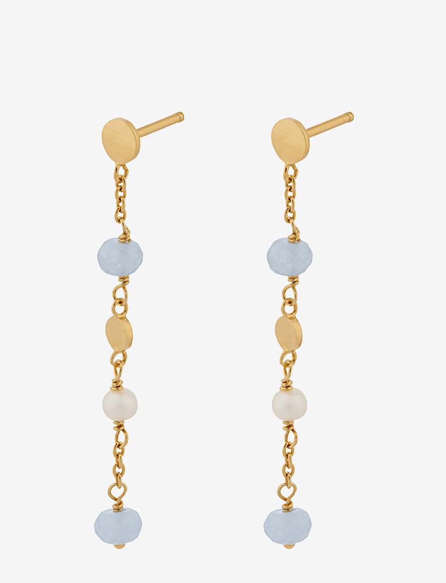 Pernille Corydon - Afterglow Sea Earchains - boucles d'oreilles pendantes - gold plated - 0