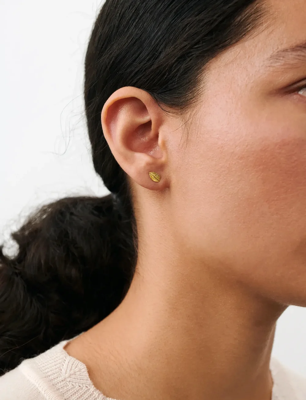 Pernille Corydon - Elm Leaf Earsticks - naastkõrvarõngad - silver - 0