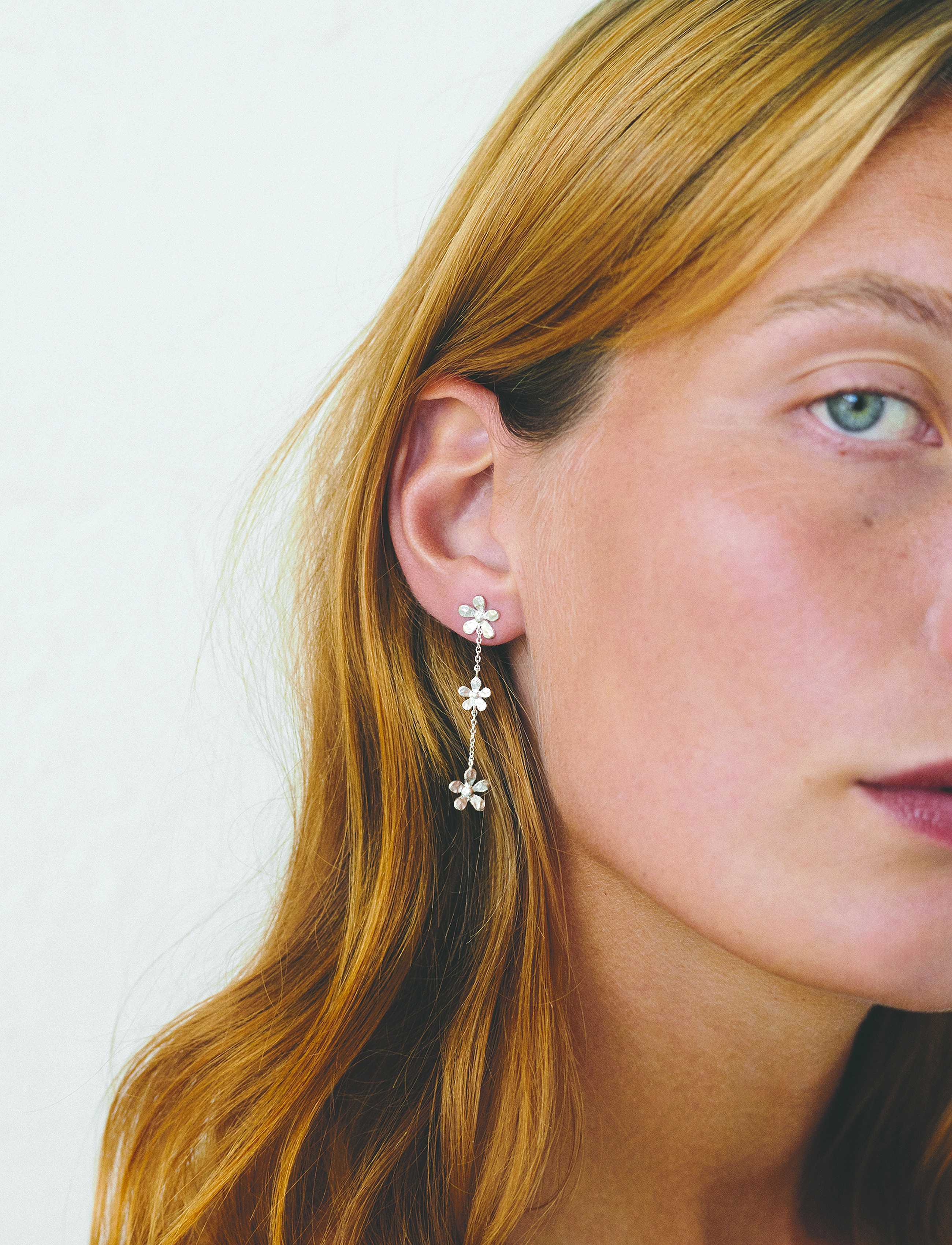 Pernille Corydon Wild Poppy Earrings Length 48 Mm, One Size, Earrings, Gold - Pendants Frauen
