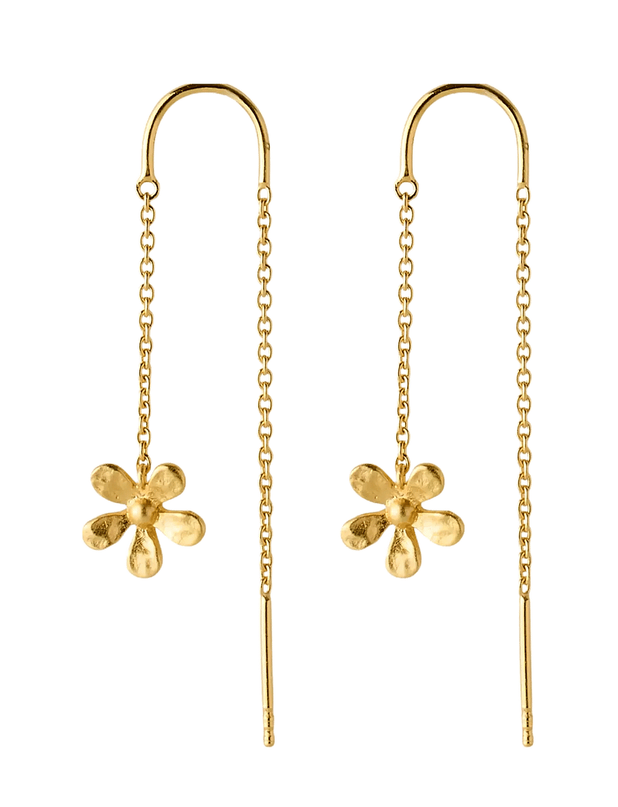 Pernille Corydon - Wild Poppy Earchains - ohrhänger - gold - 1