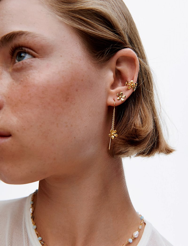 Pernille Corydon - Wild Poppy Hoops - kreolen - gold - 2